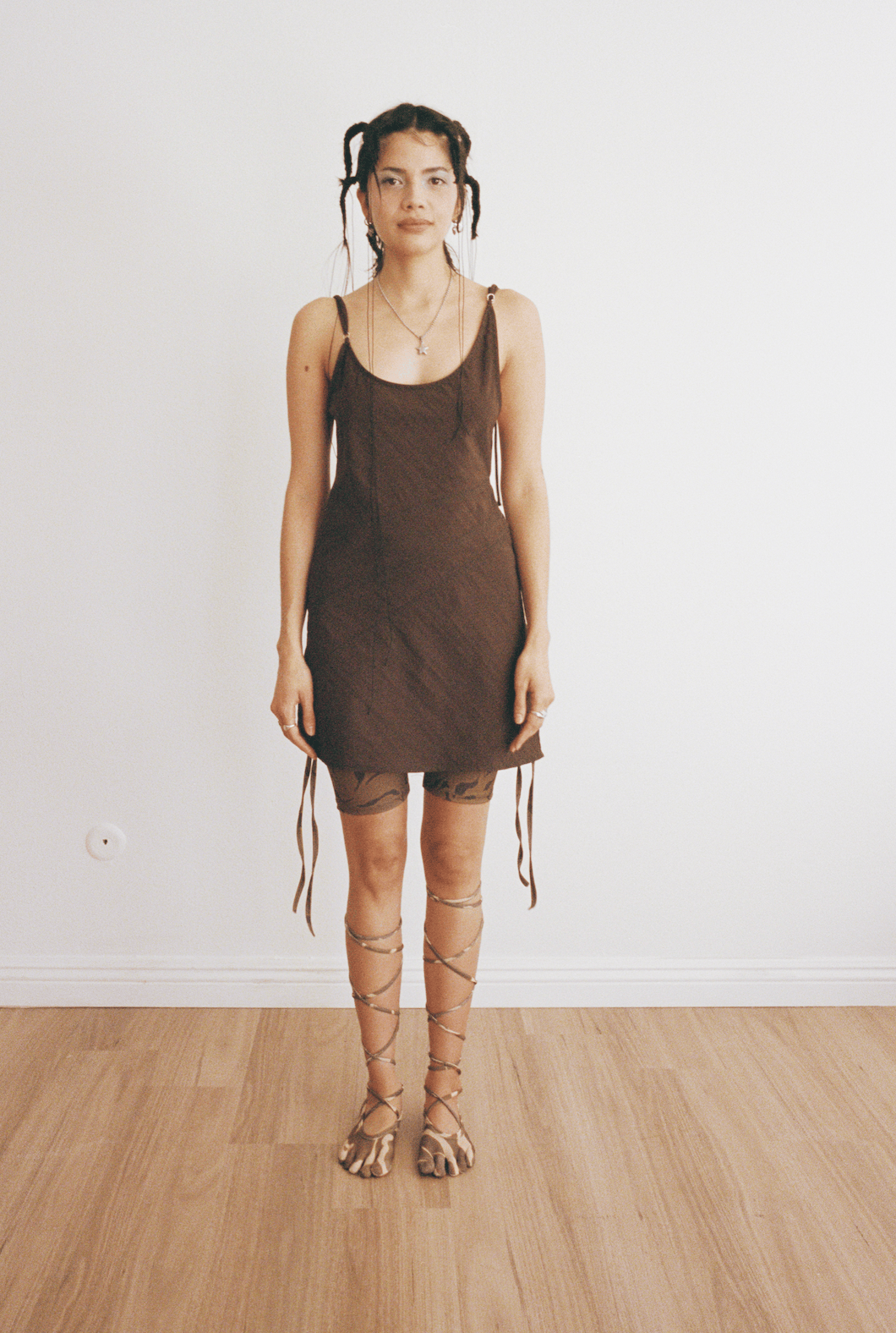 Swell Dress Carob-danbi-APOC STORE