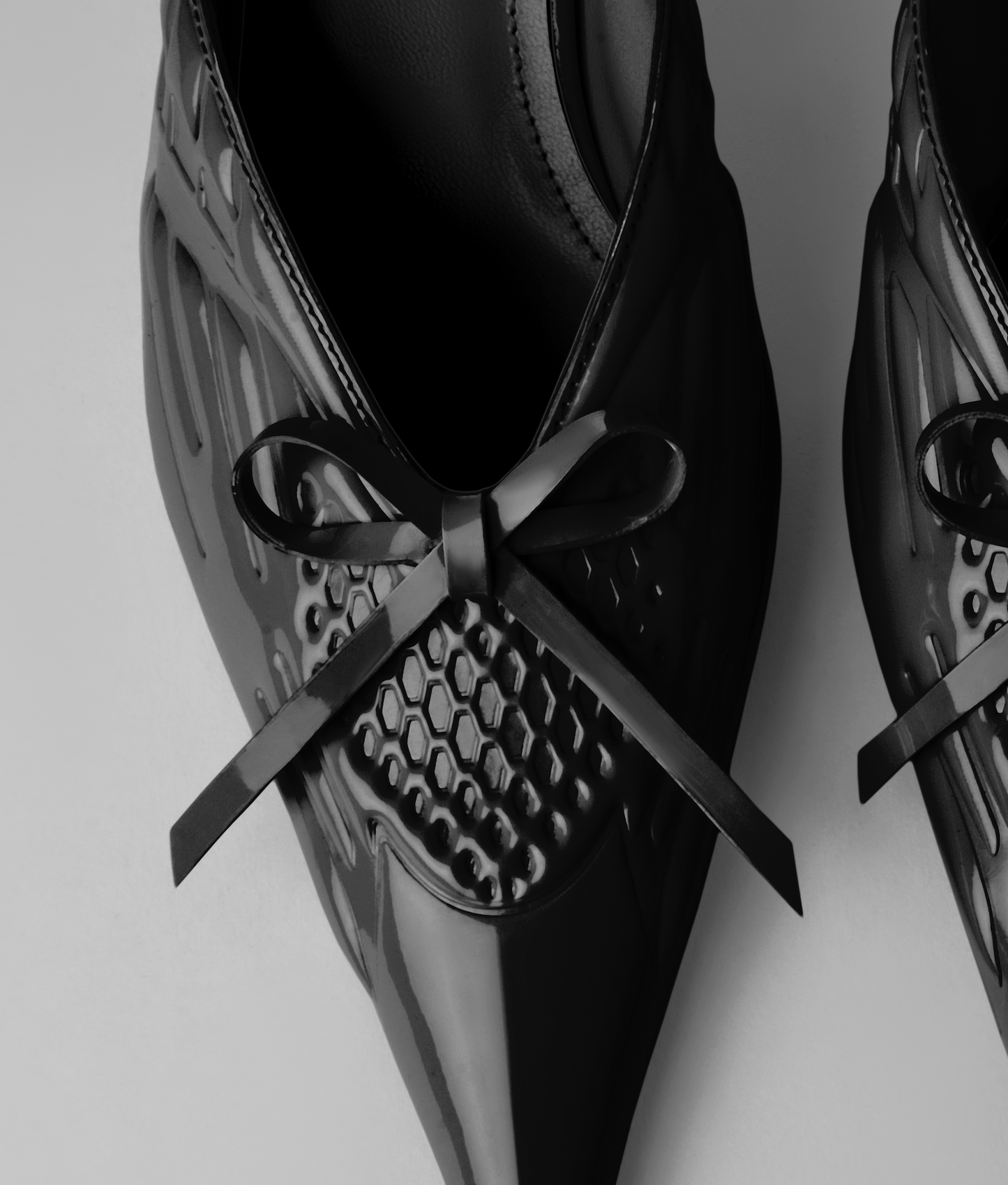 Victorian runner pumps black-Invasive Modification-APOC STORE