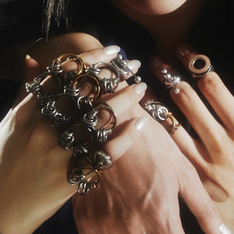 Circle Piercing Ring-anGostura-APOC STORE