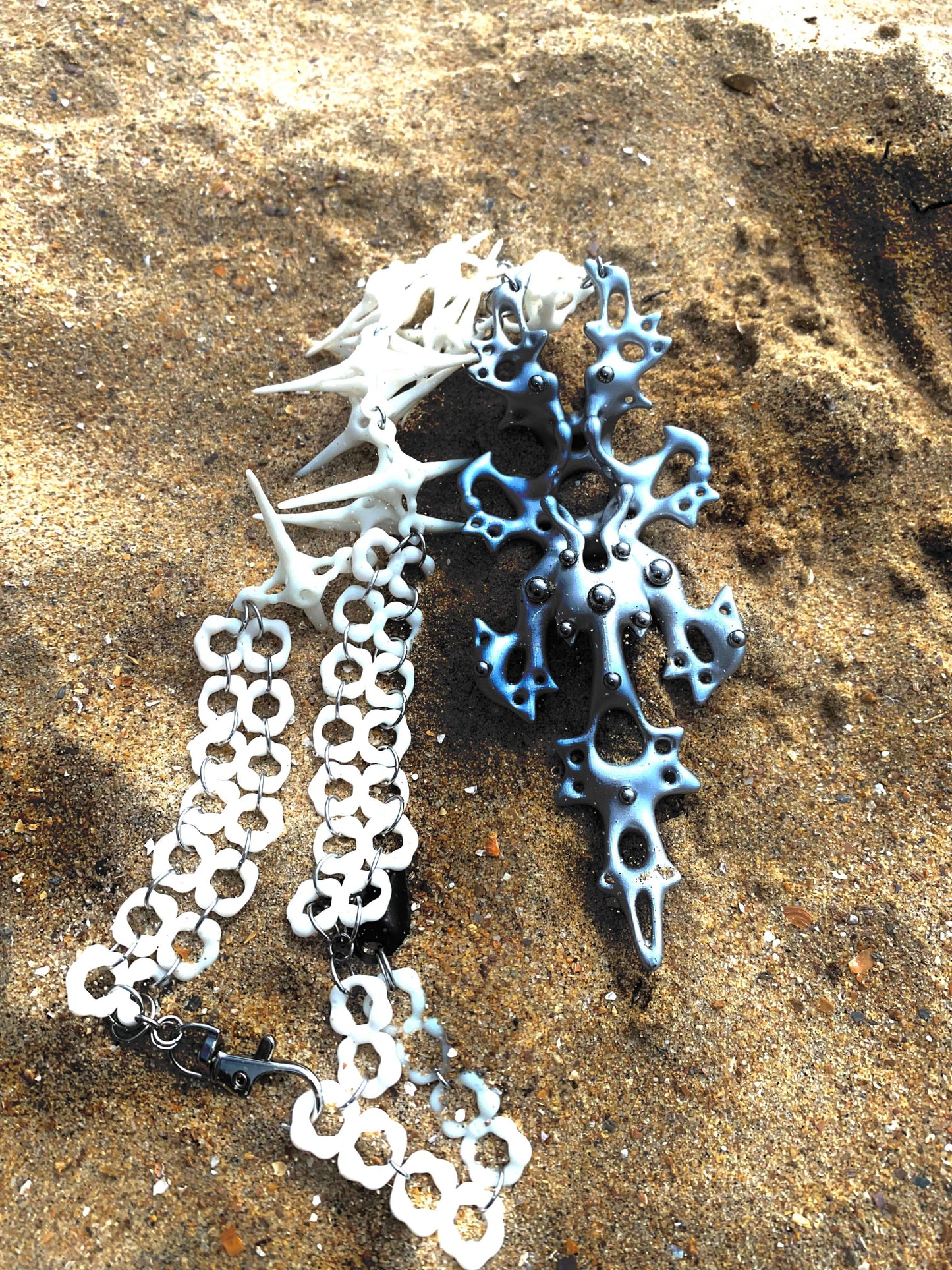 Hair Pin Necklace-886lab-APOC STORE