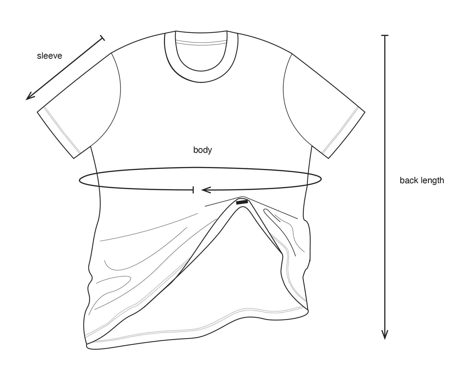 Stapled T-shirt White-SHEK LEUNG-APOC STORE