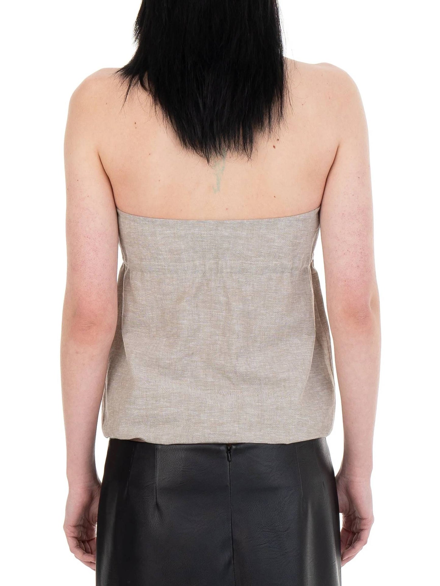 LUCKY GIRL Linen Top-Urte Kat-APOC STORE