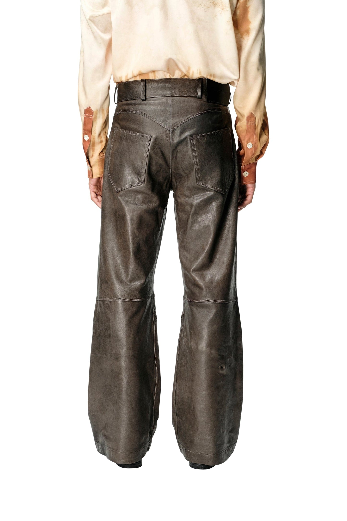 Leather Biker Pants-XIMONLEE-APOC STORE