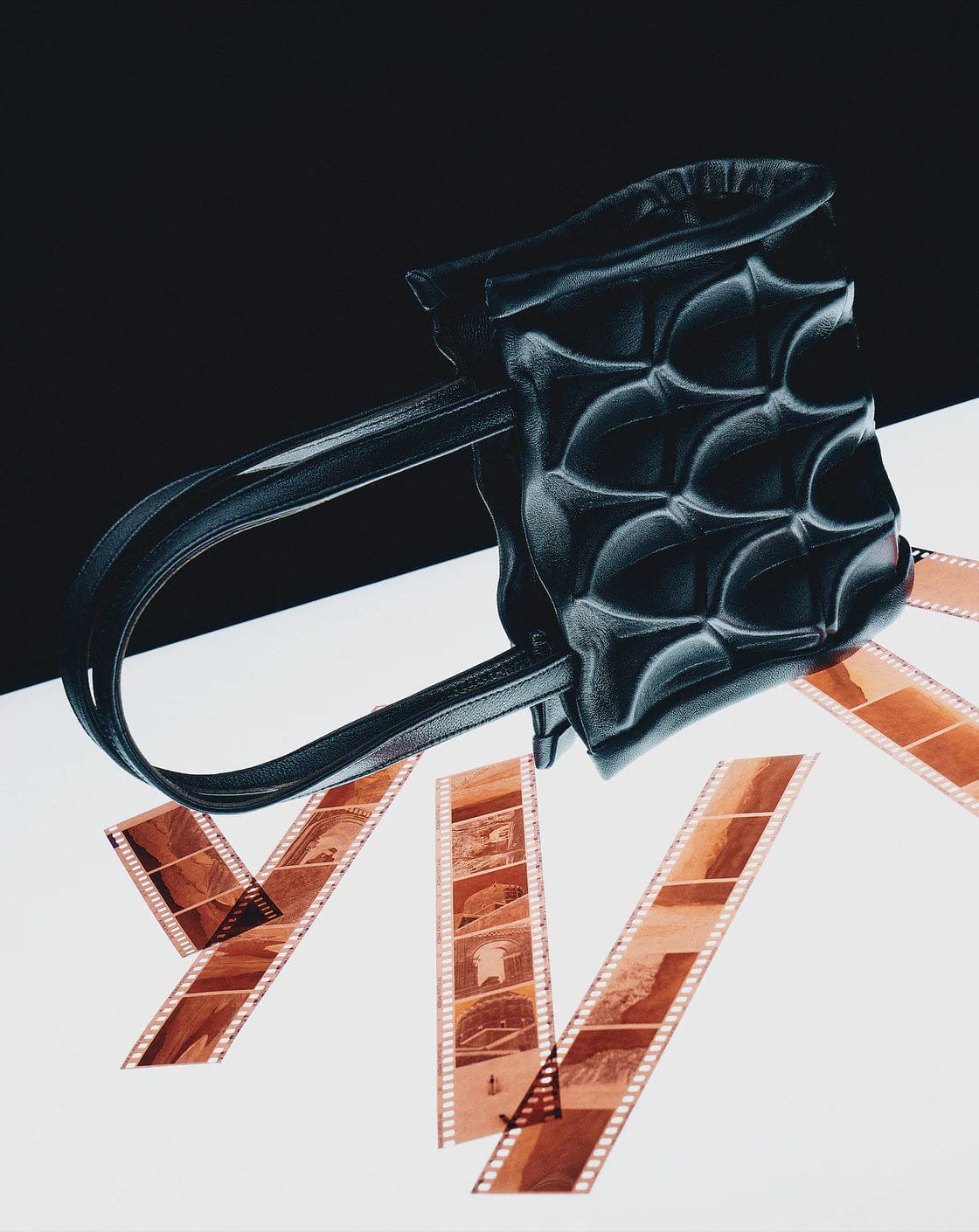 Black Structured Bag-Nensi Avetisian-APOC STORE