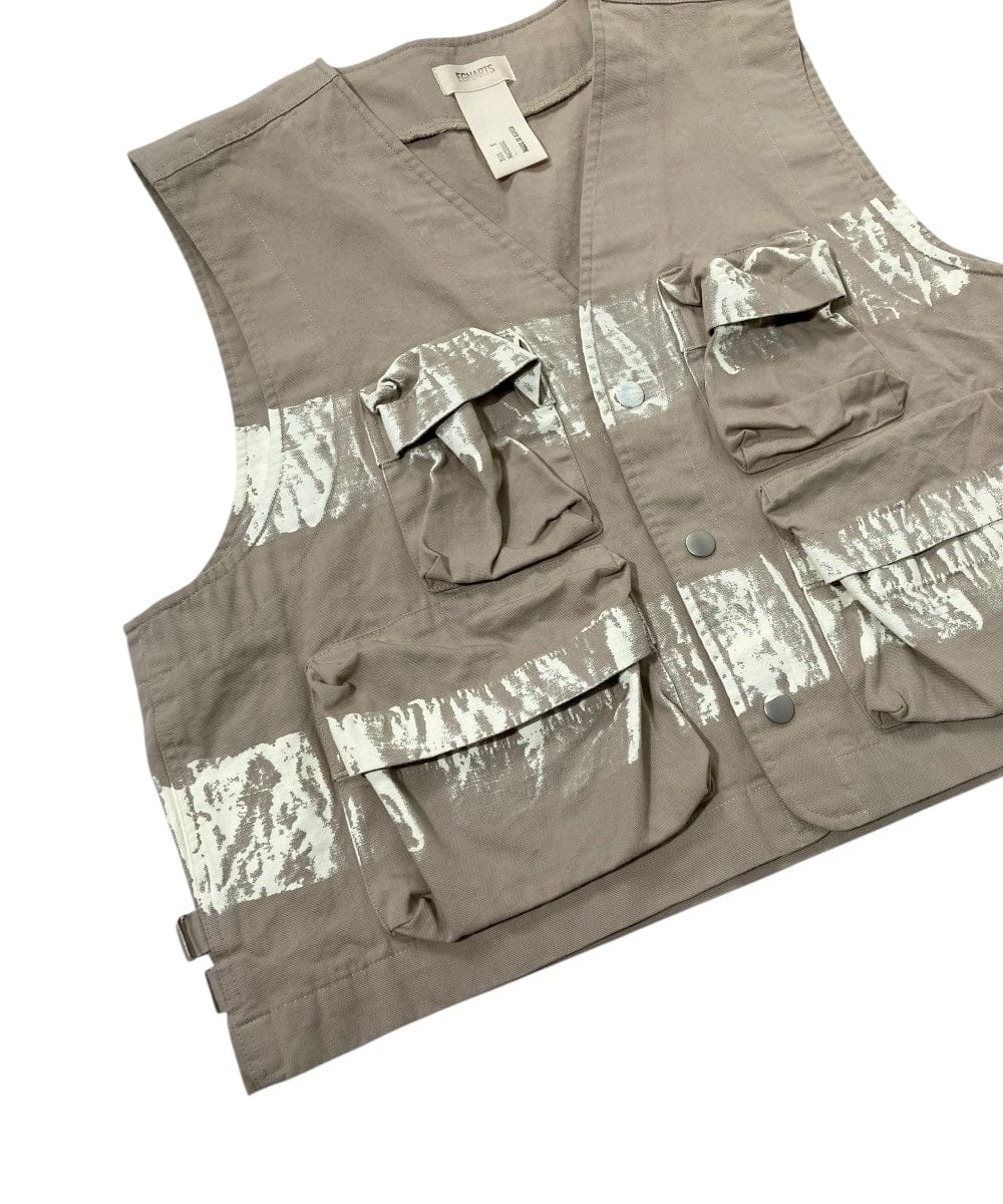 PAINTED VEST BEIGE-EGNARTS-APOC STORE