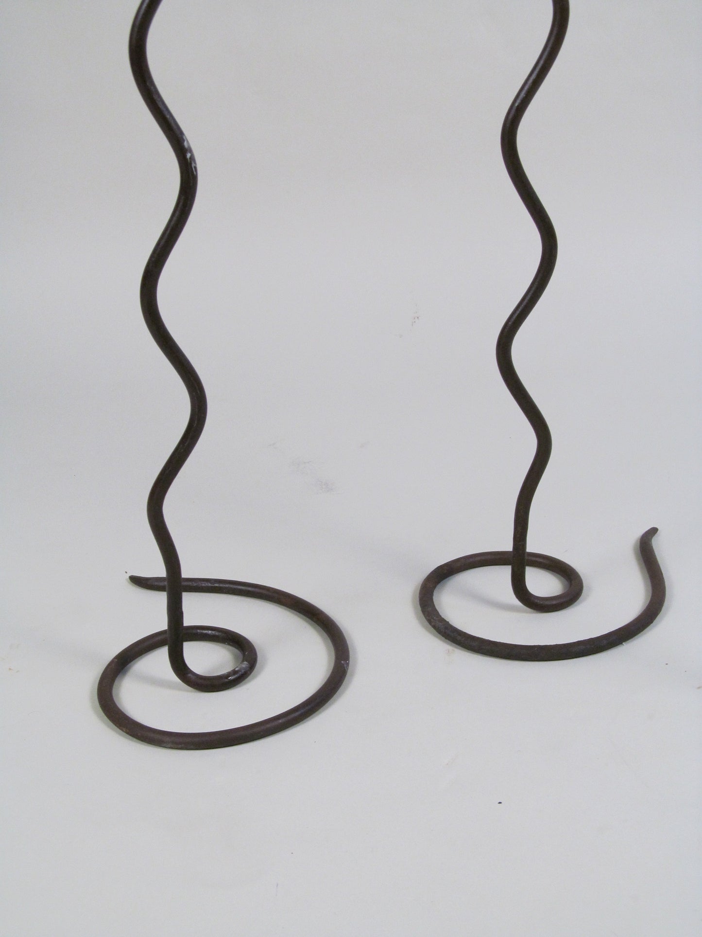 Set of Three Sculptural Iron Candleholders-Myakin-APOC STORE