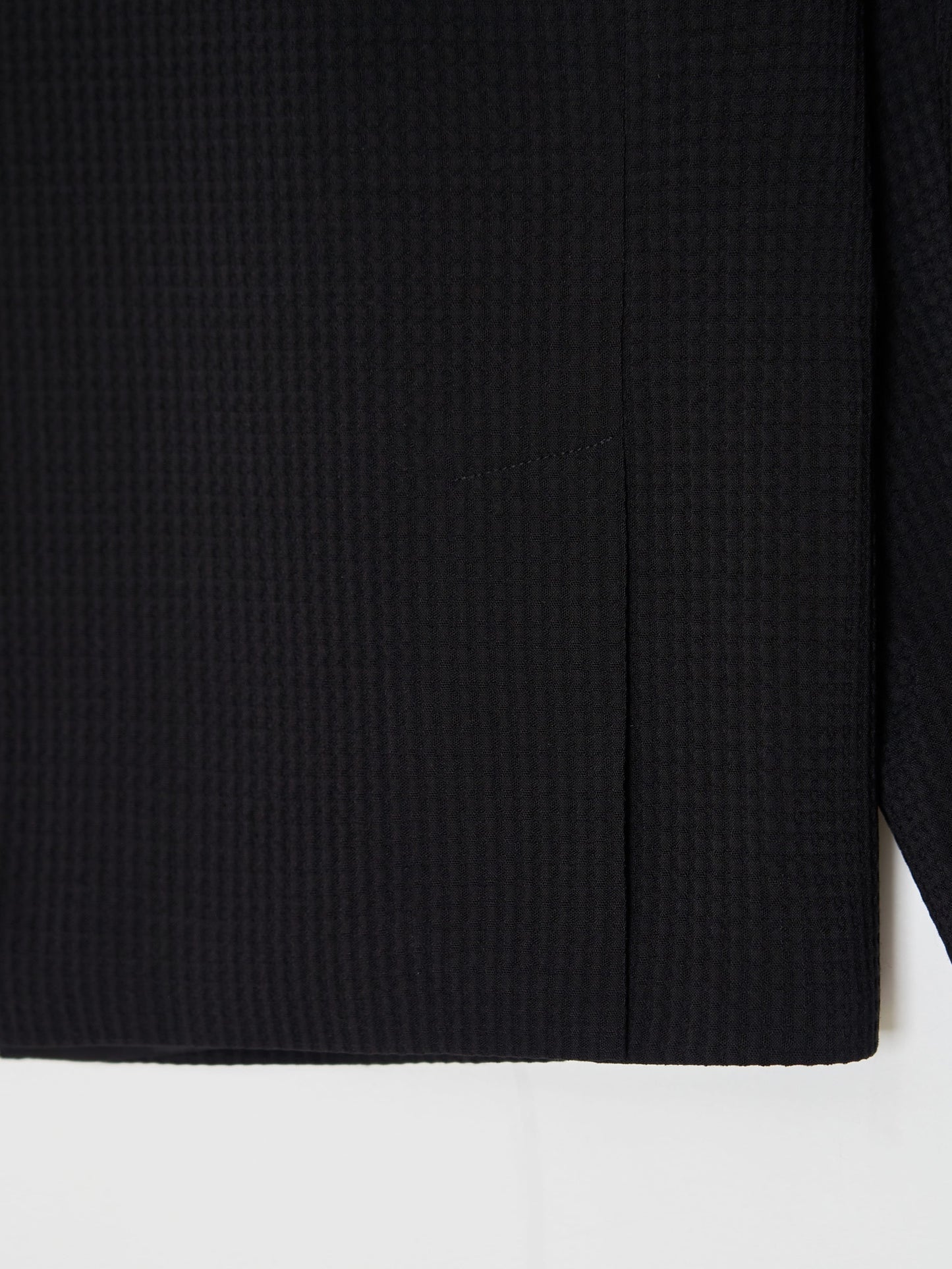 Tailored Hooded Jacket 001 _ Black-Taekh-APOC STORE