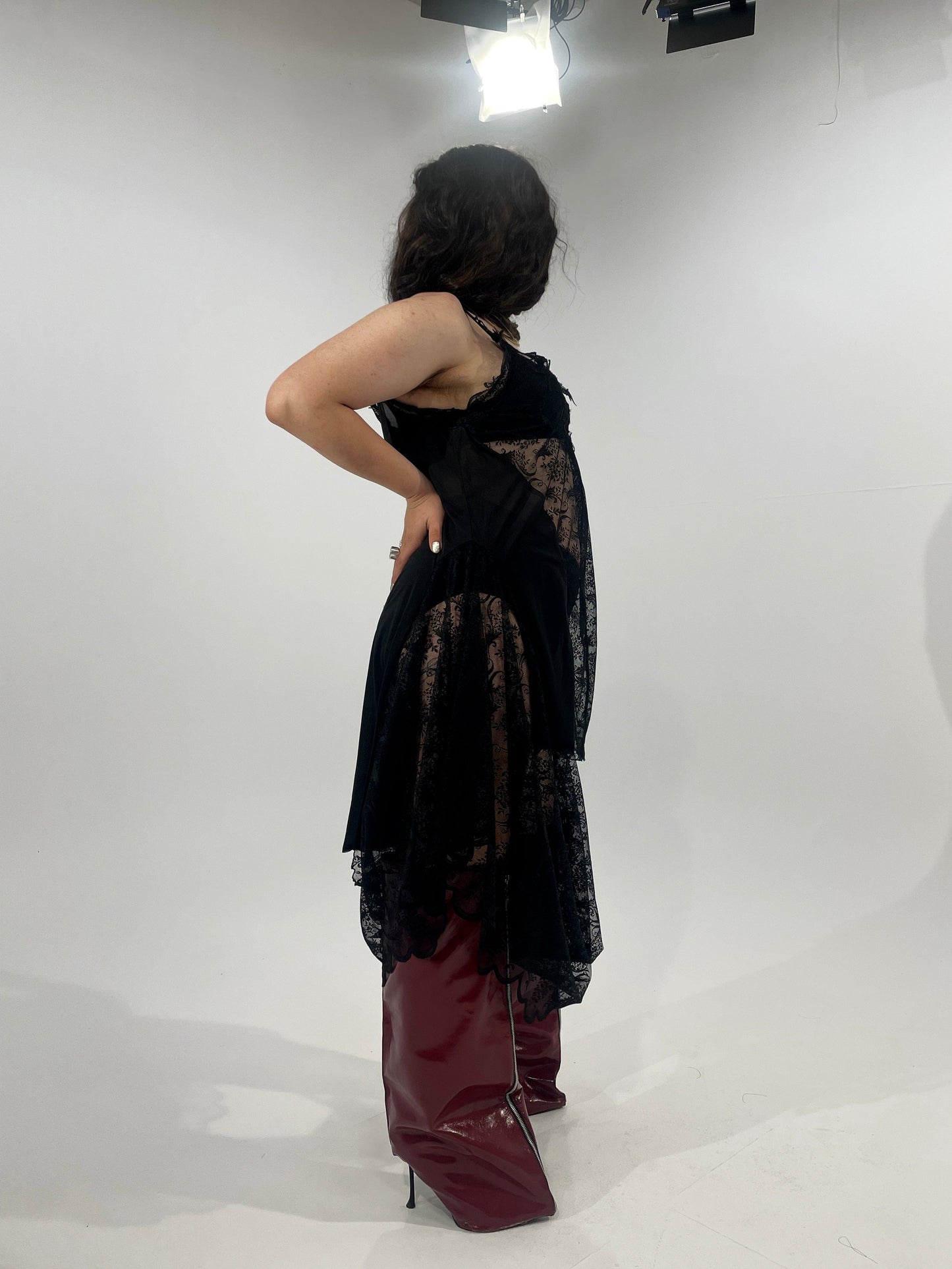 Black nightgown-Alectra Rothschild / Masculina-APOC STORE