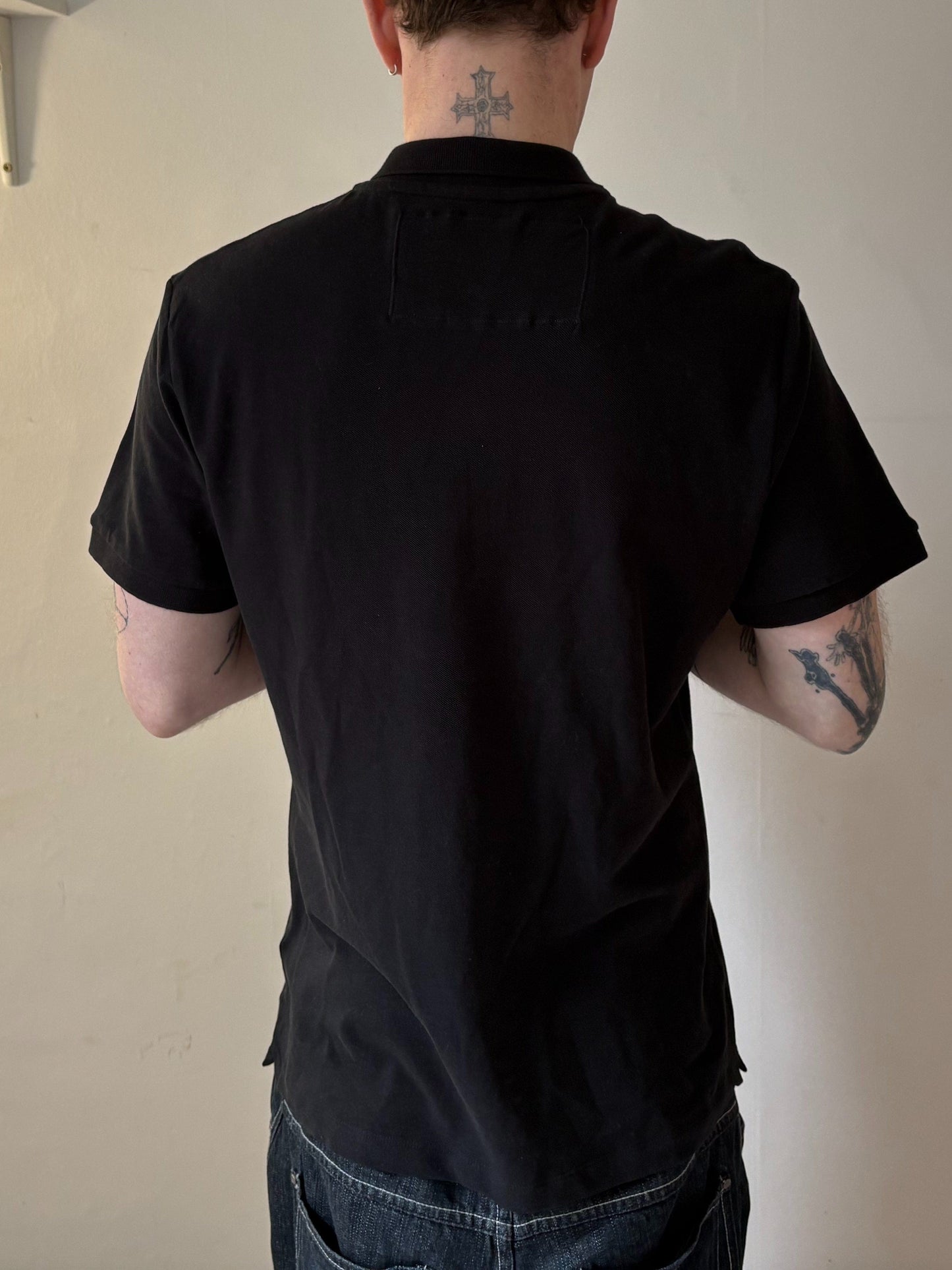 Demon eye black polo-Mia Violet-APOC STORE