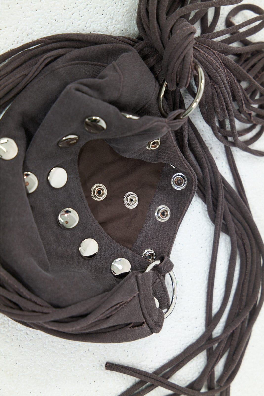 T string bag mini brown-Nibgnus-APOC STORE