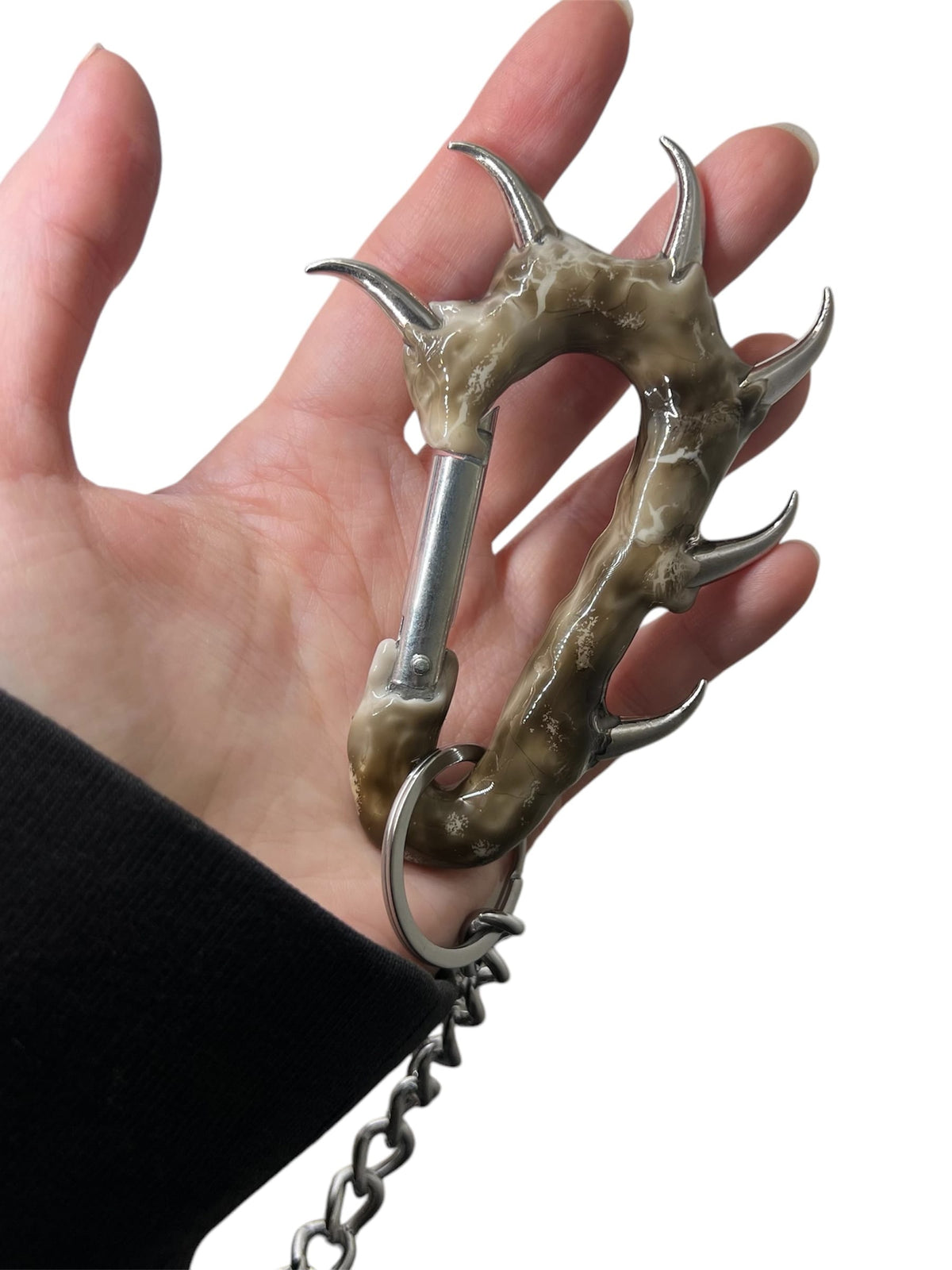 Carabiner keychain "Camo X"-CASPER DIY-APOC STORE