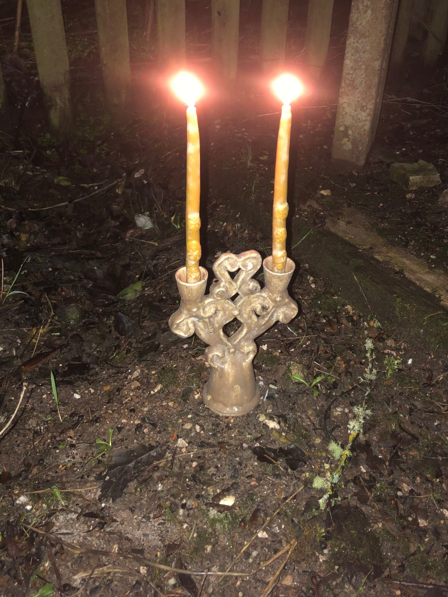 two of hearts candle holder-Ola Lewczyk-APOC STORE