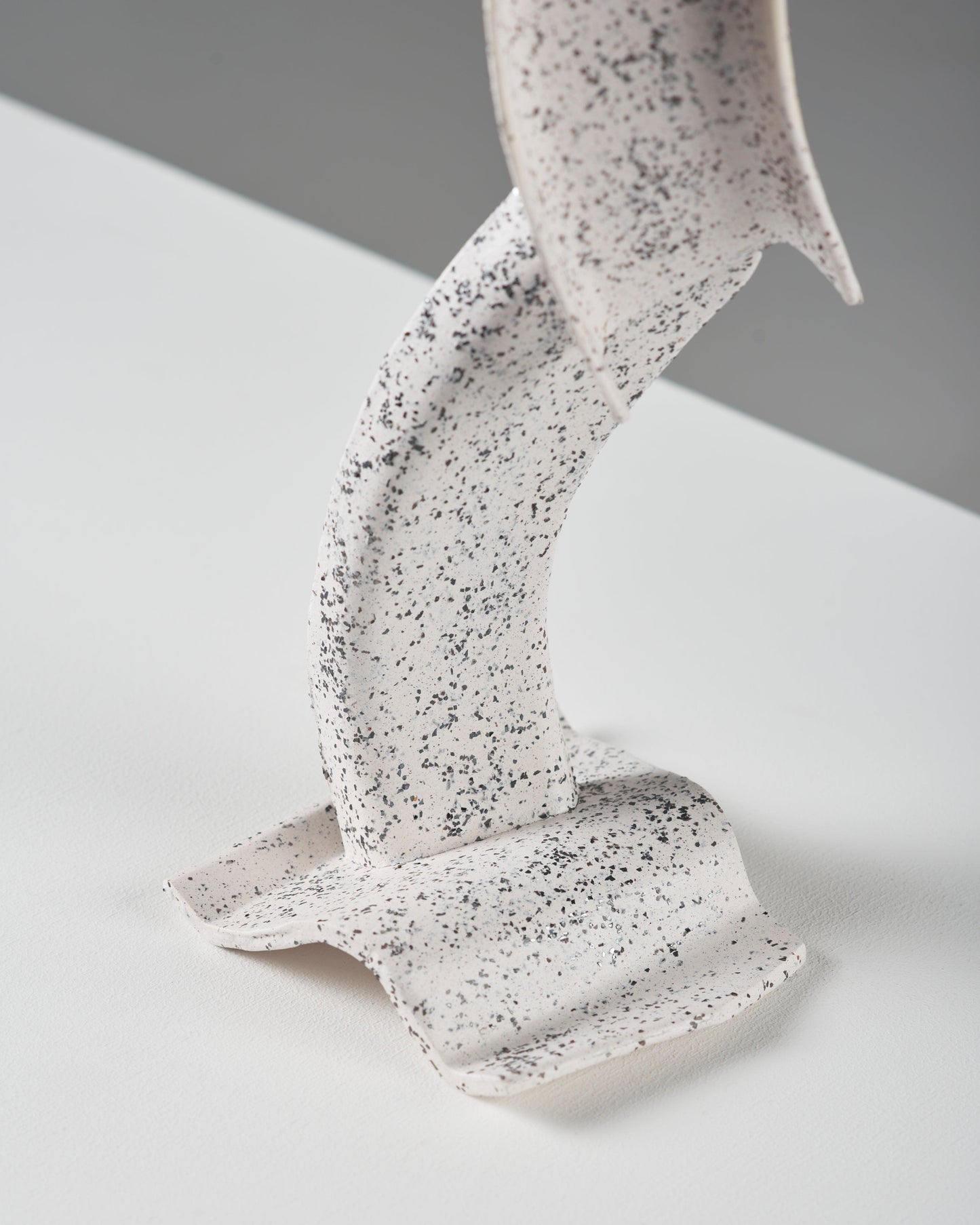 Petra ceramic candle stick white-Pierre Castignola-APOC STORE