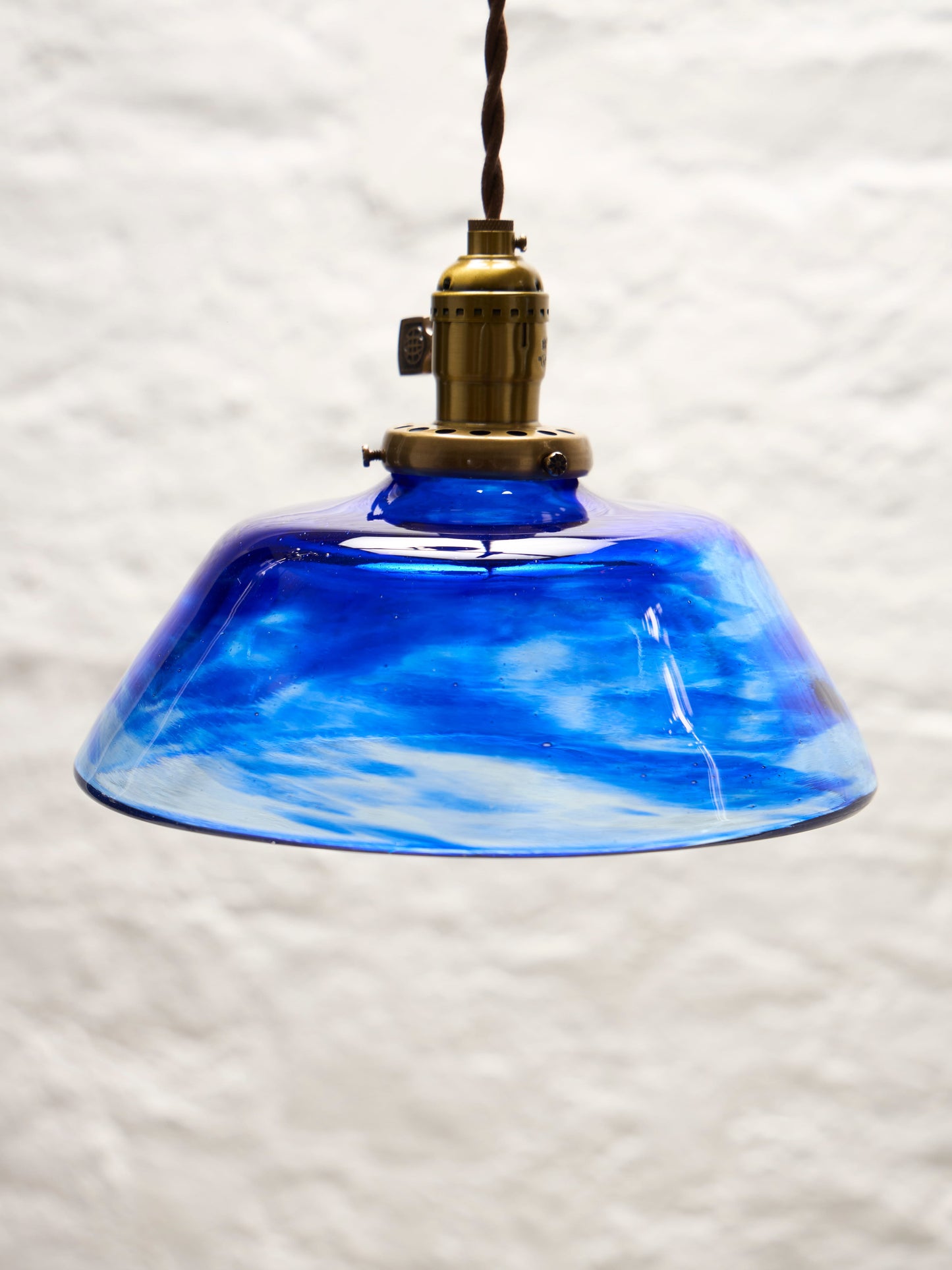 Pendant Lampshade (Blue)-Leo Kaspar-APOC STORE