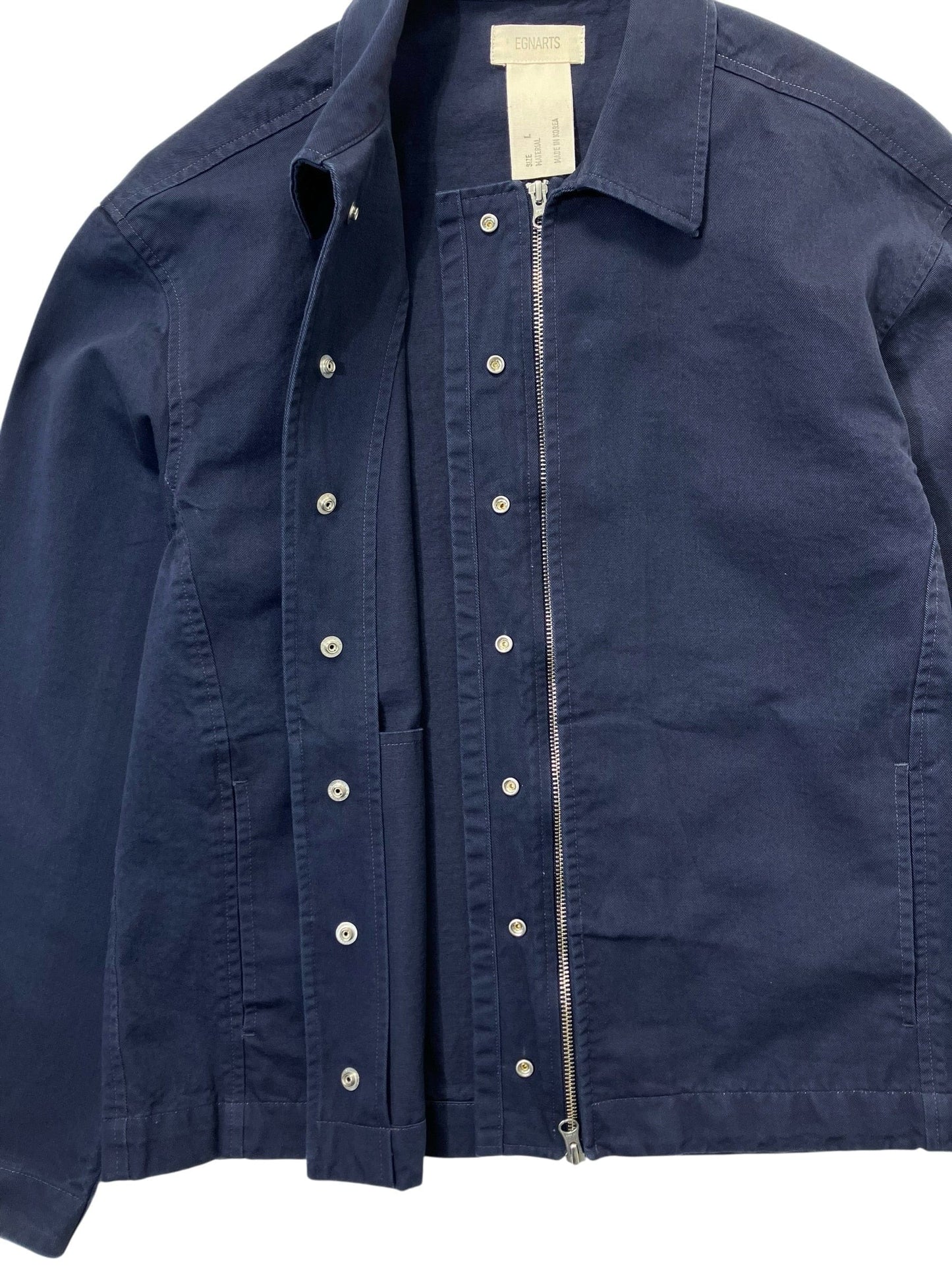 DETACHABLE ZIP JACKET NAVY-EGNARTS-APOC STORE