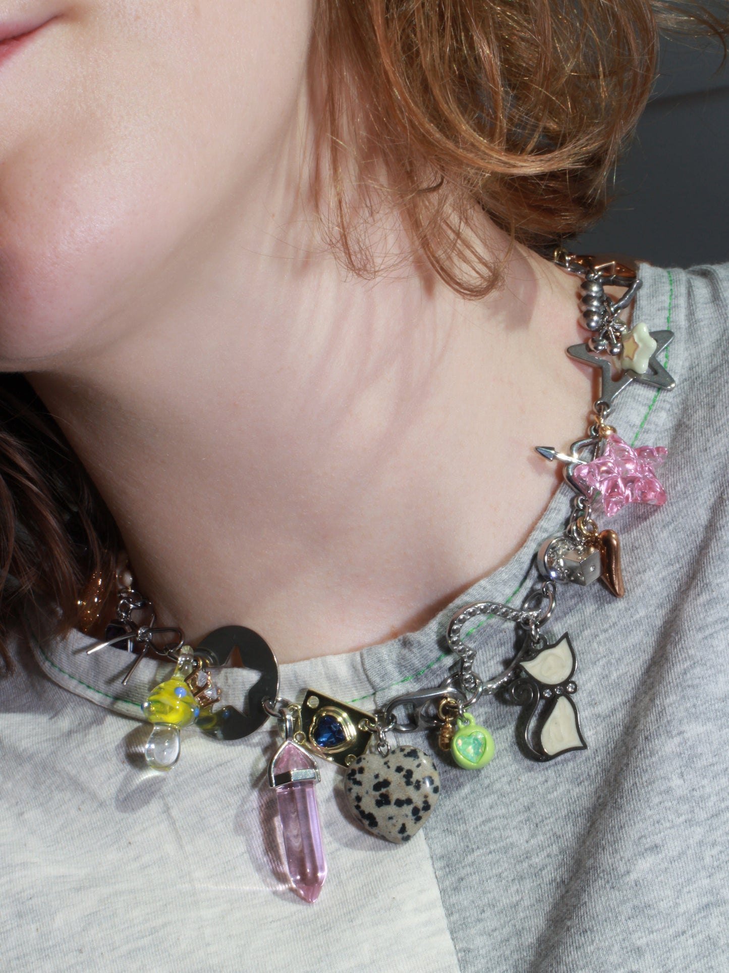 Rosy Charm Necklace-Marland Backus-APOC STORE