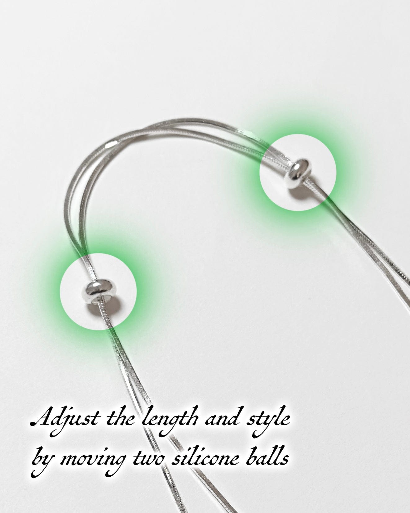 Silver scarf bracelet-Jaekim-APOC STORE