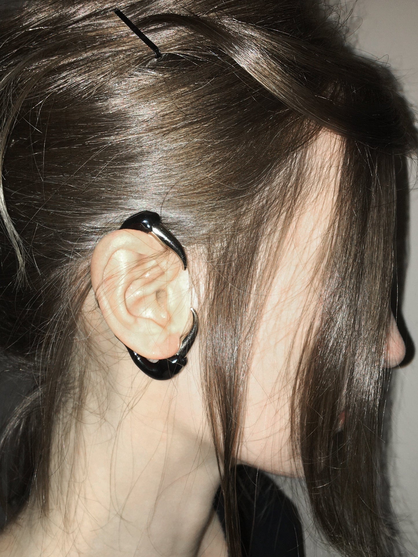 Black cuff with spikes-CASPER DIY-APOC STORE