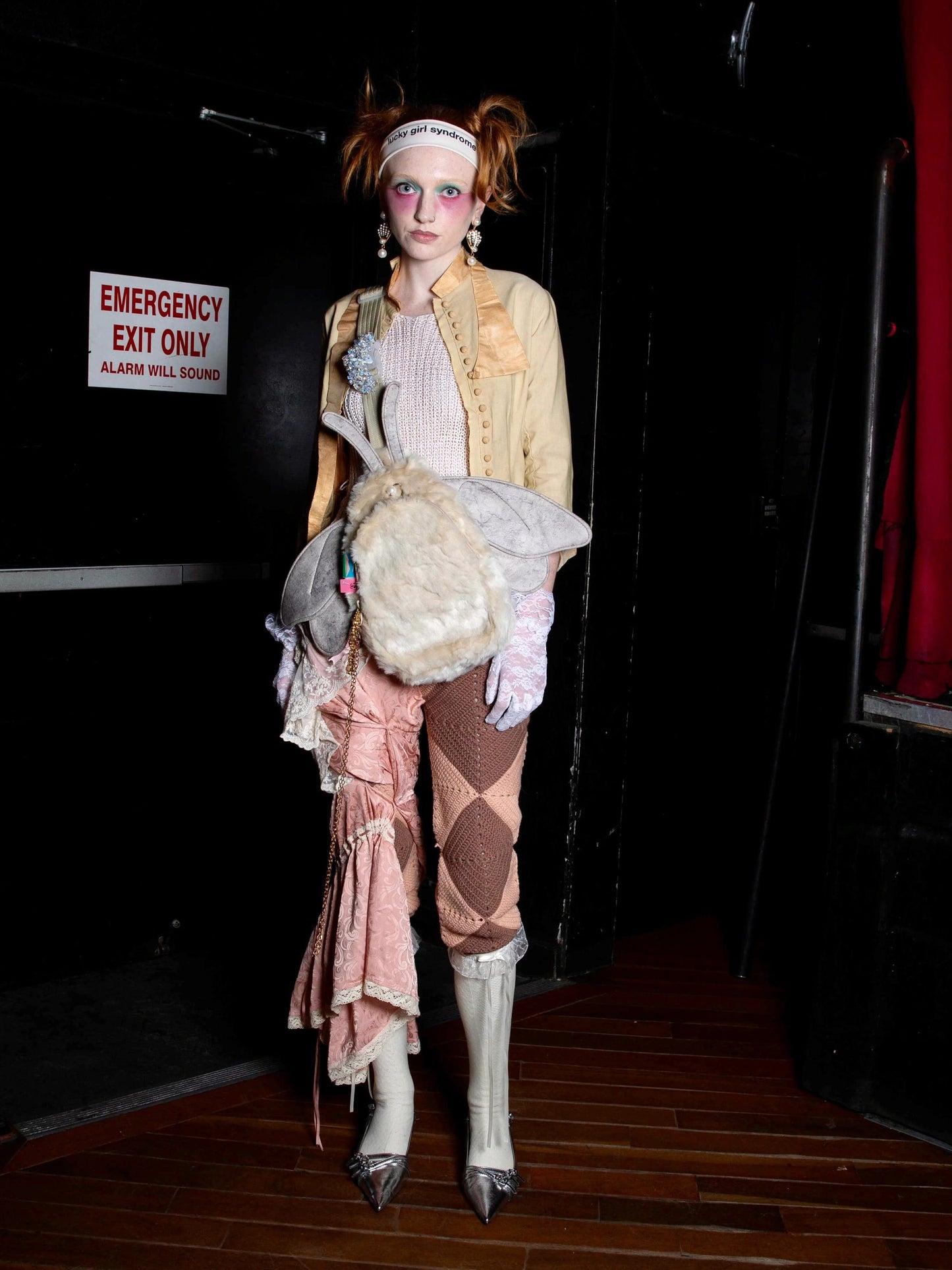 Silk Draped Trousers-LAKRAS-APOC STORE