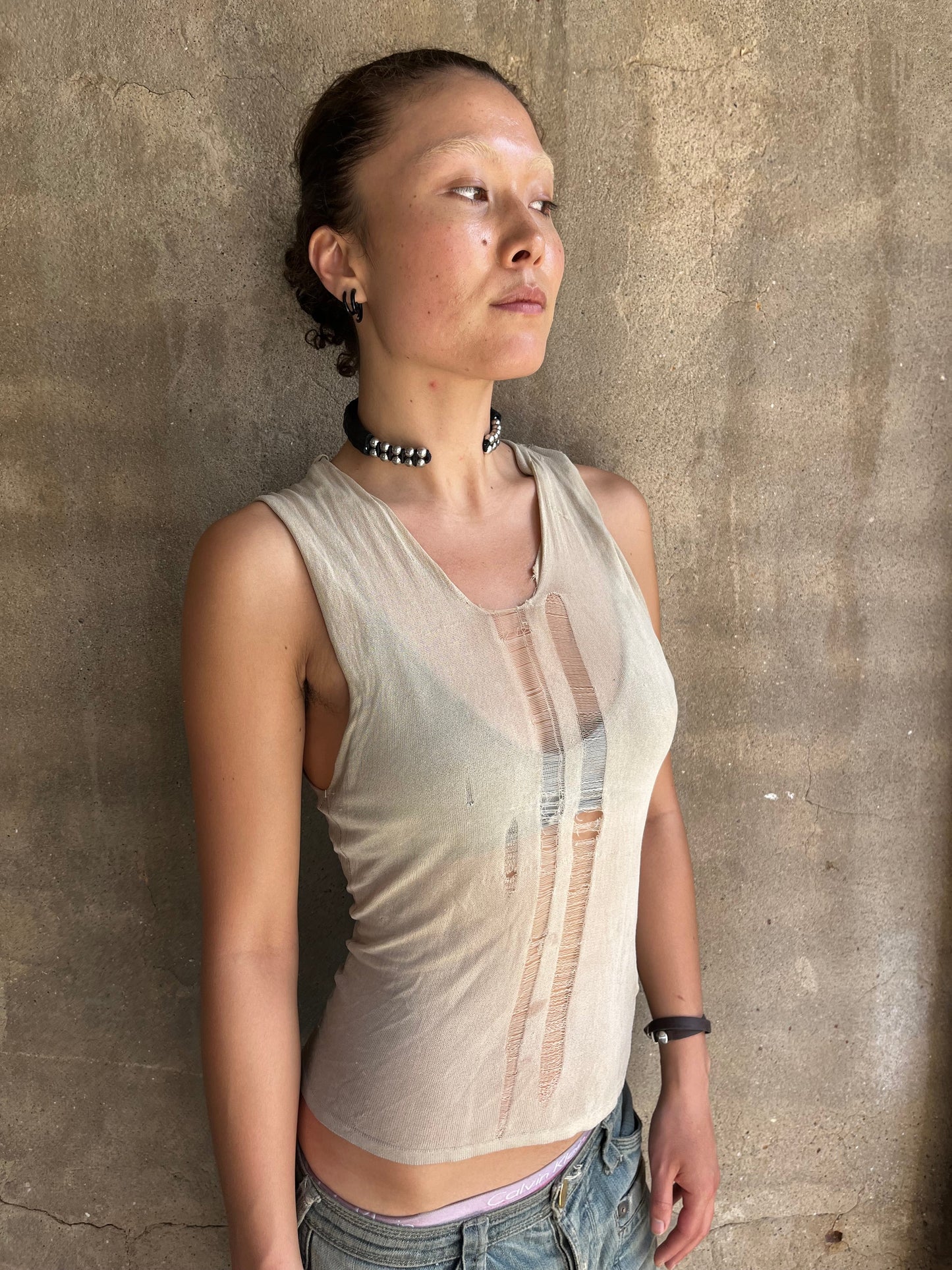 BLACK WOVEN CHOKER-TÔGENESIS-APOC STORE