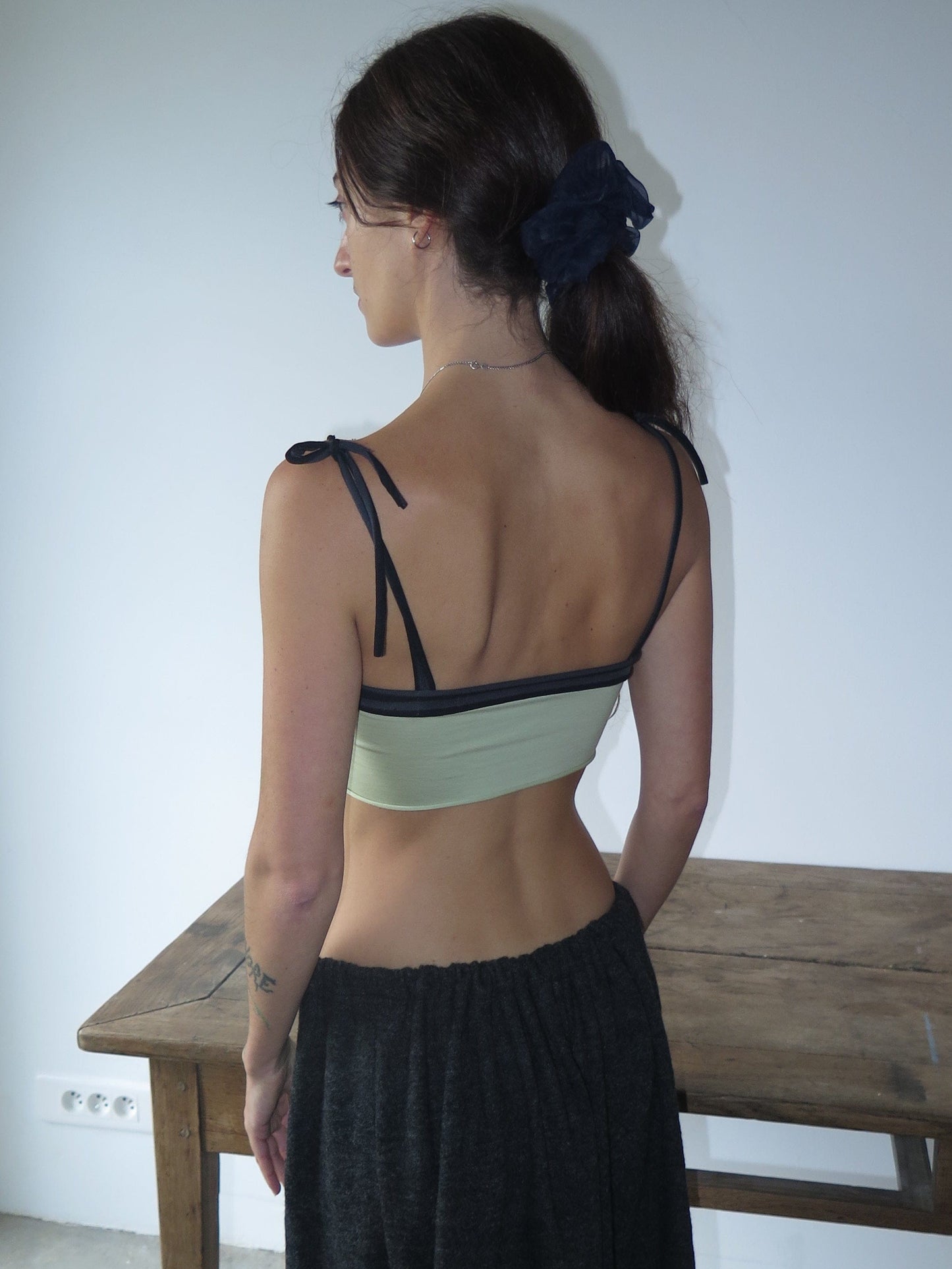 PIA bralette almond green