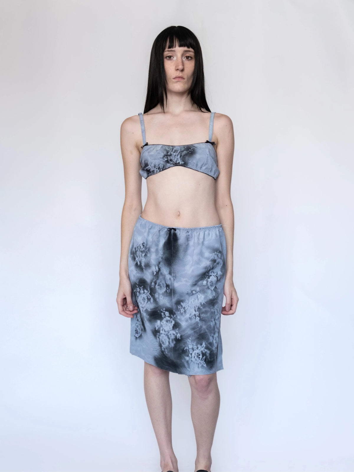 THE NEGLIGE HYDRENGEA - SKIRT-Kenza Iatrides-APOC STORE