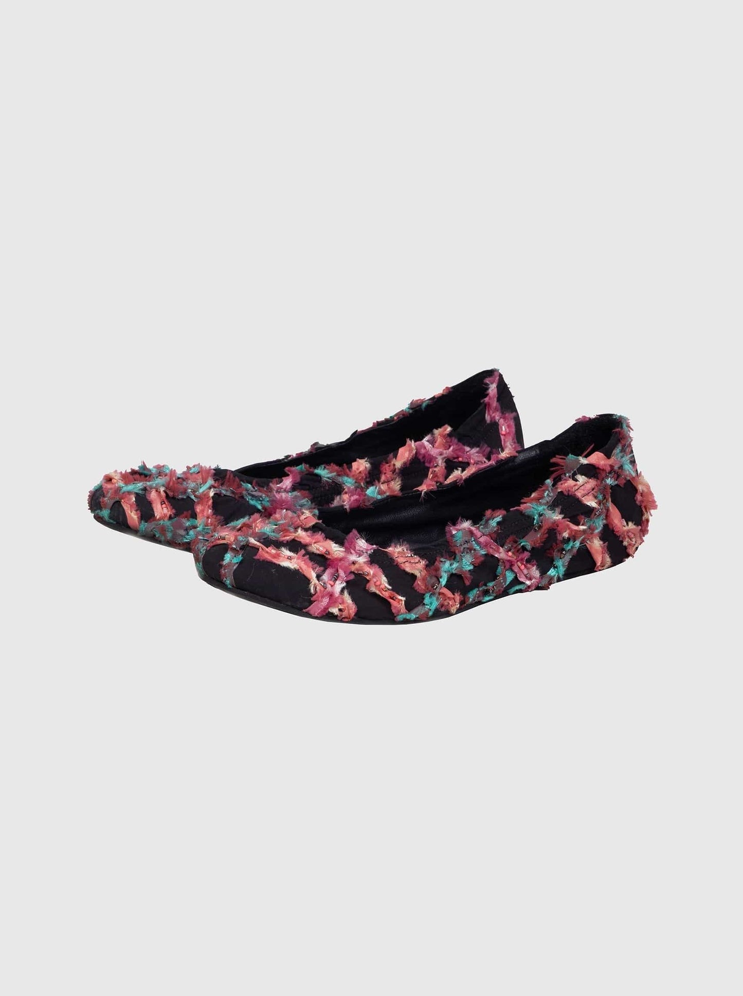 Ballerina Flats with Embroidery-Nensi Avetisian-APOC STORE