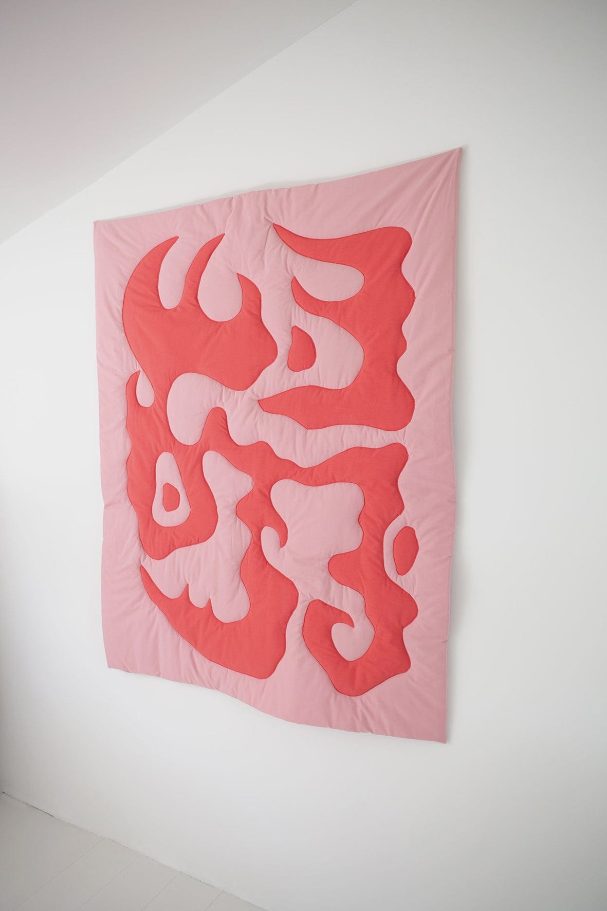 Quilted Blanket dusty rose-grenadine-Claire Duport-APOC STORE