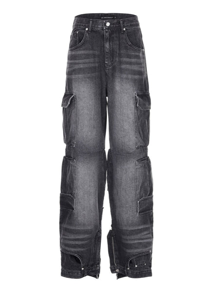 Surgery surgery cargo double jeans 'black denim' – APOC STORE