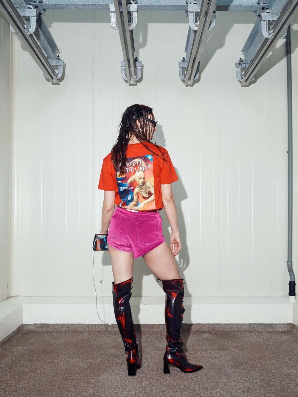 X LEO OFFICIAL T-Shirt Monster - Black-Naomi Gilon-APOC STORE