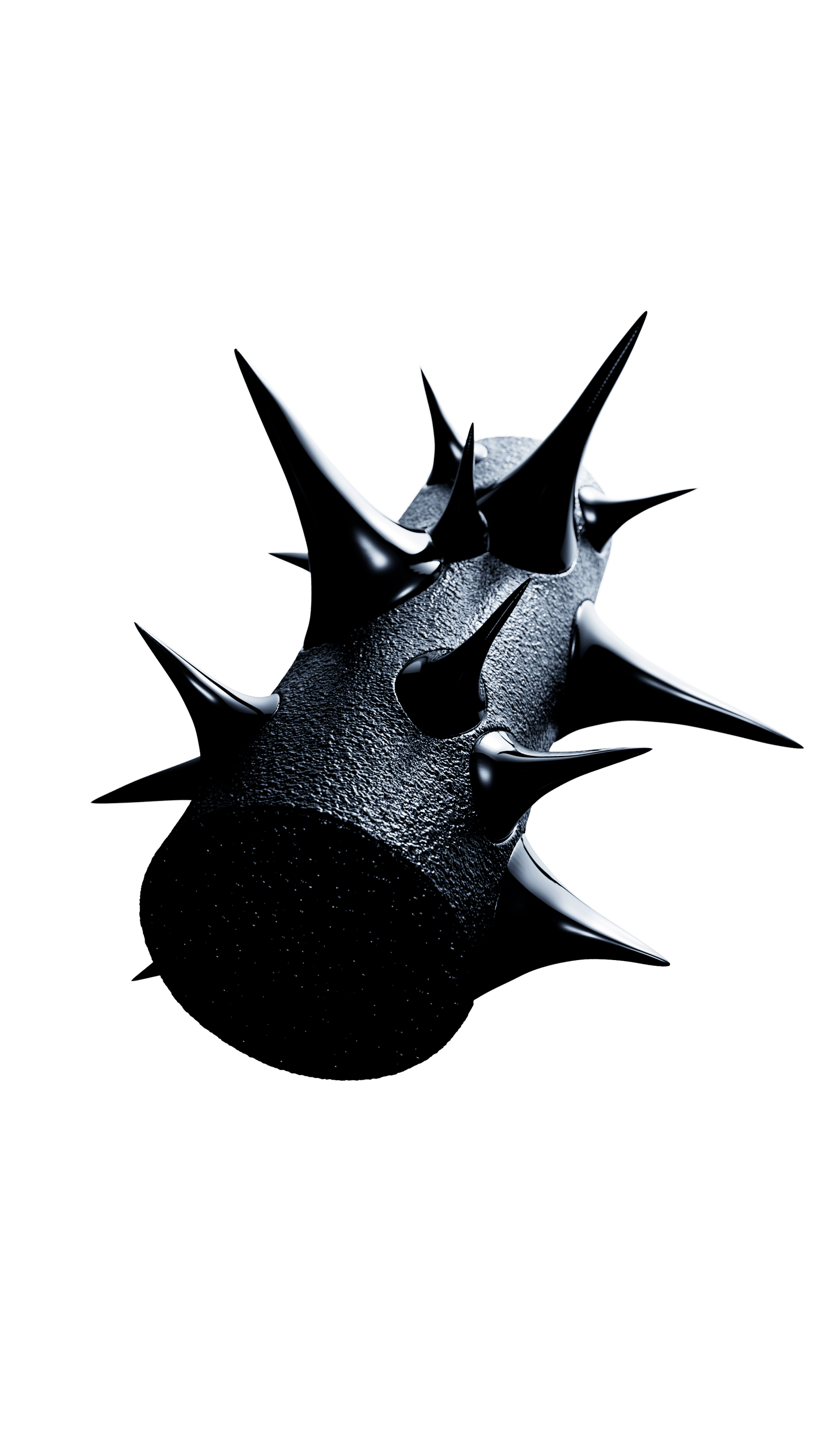 Stem Vase Black-Gast Studio-APOC STORE