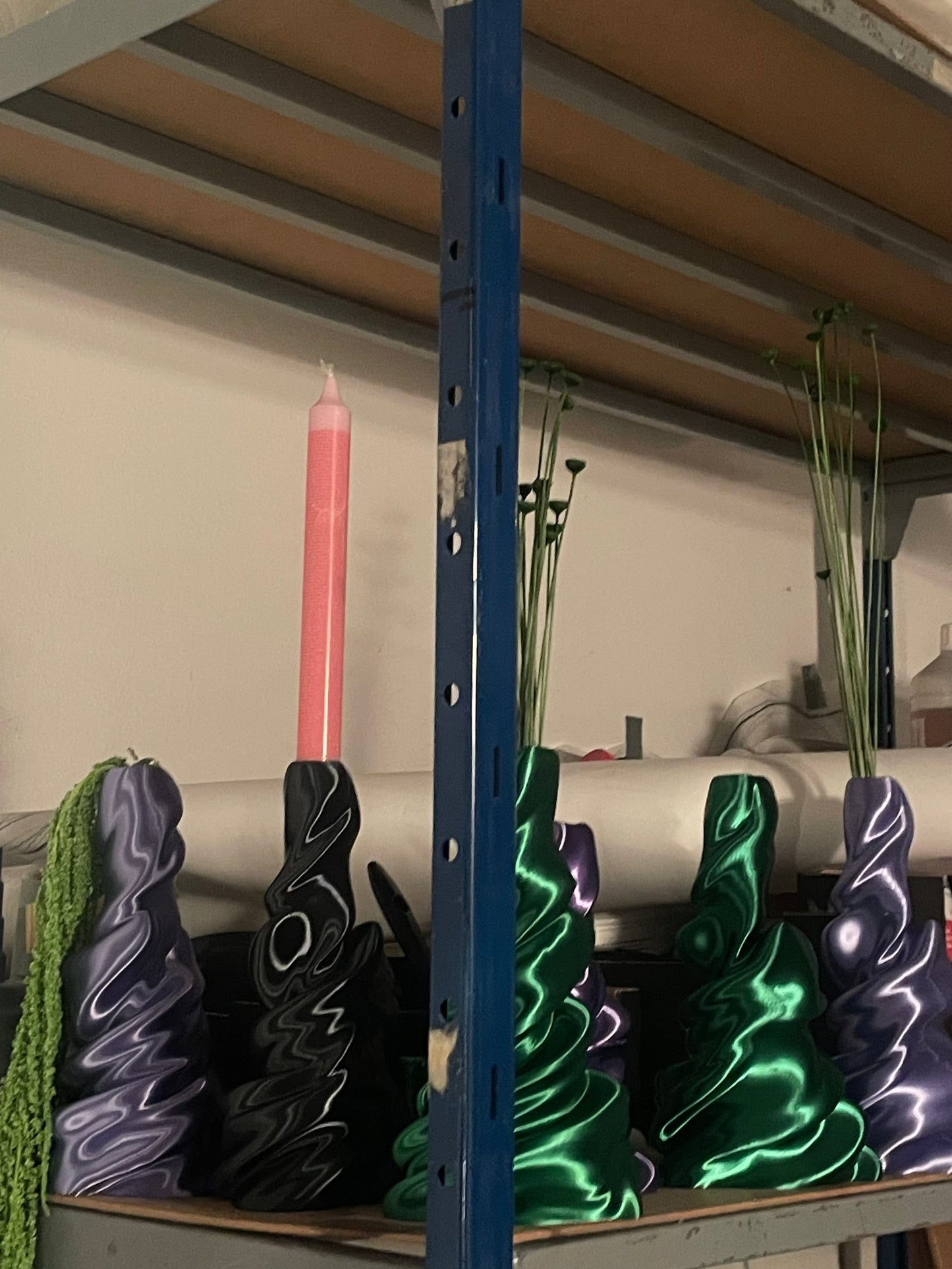 Sway-sway candleholder lilac-Solène Bonnet-APOC STORE