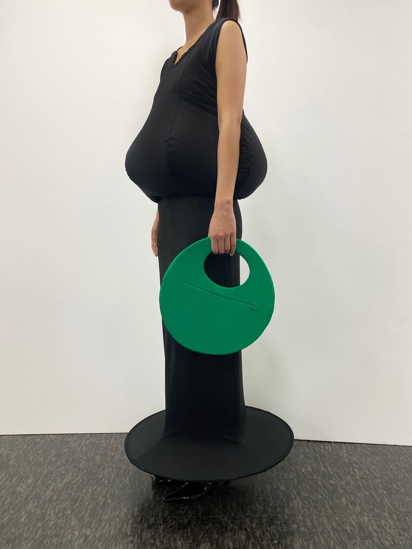 O Bag Forest Green-Sun Woo-APOC STORE