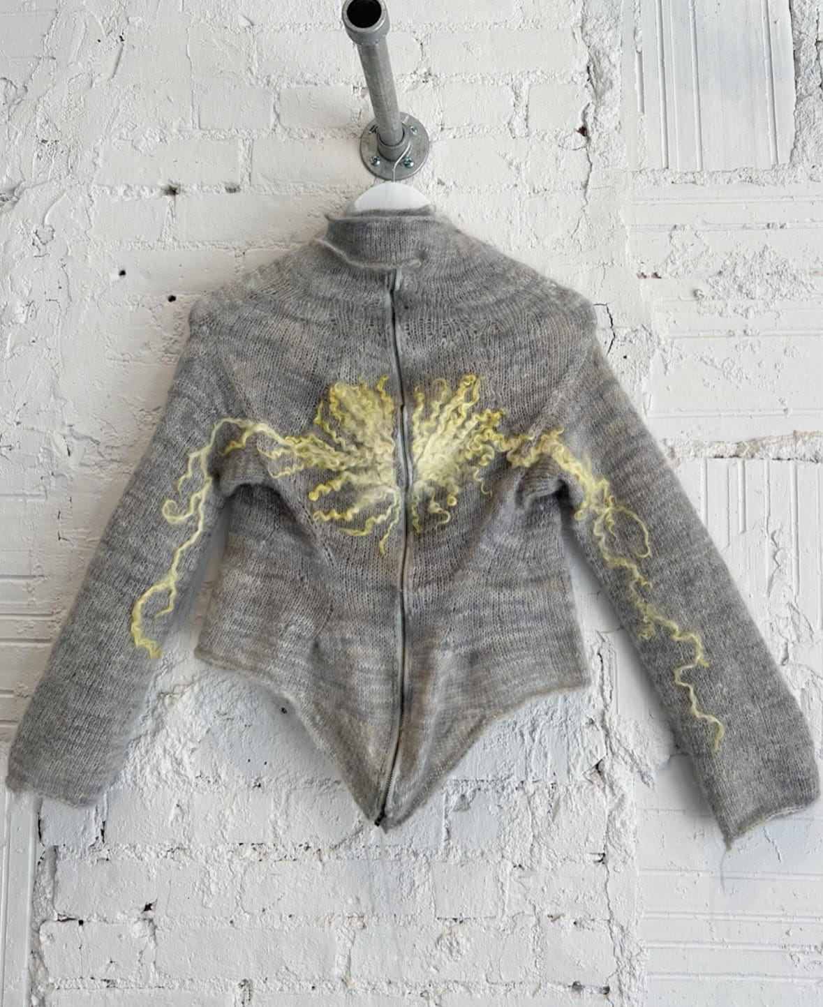 Goldenrod Moto Zip Up-GRACE GUI-APOC STORE
