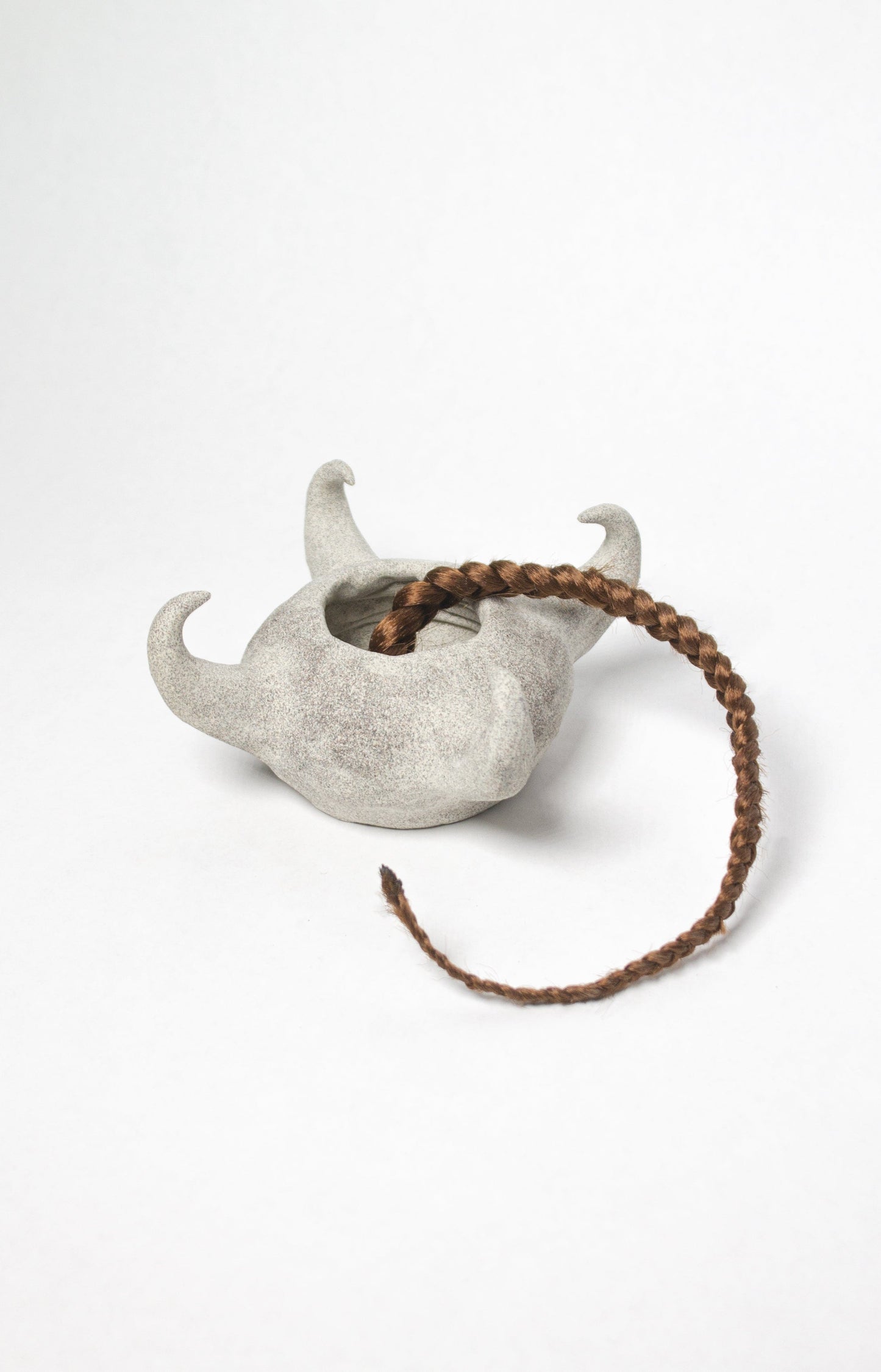 Four horns grey vessel-Cléo SJölander-APOC STORE