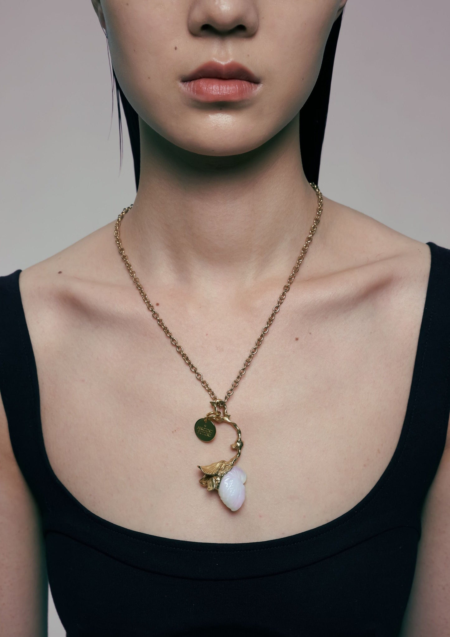 Shell Spoon Necklace-Ancient Future-APOC STORE