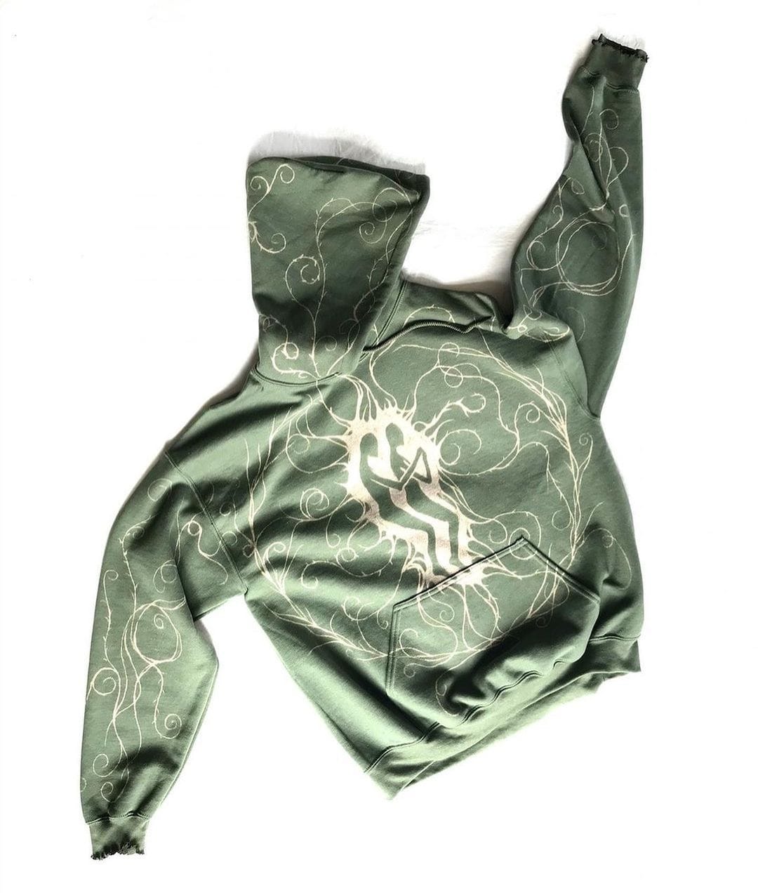 Ritual Hoodie Mud Green-Thibaut Knapp-APOC STORE