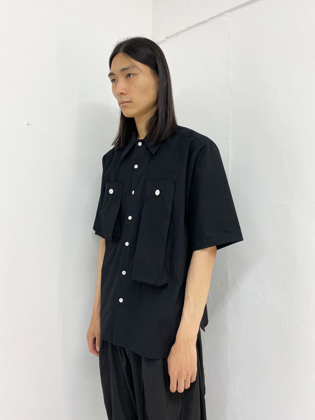 Black TempoPockets Shirt-Sung Ju-APOC STORE