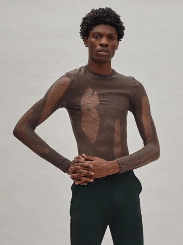 Dark Drop Stitch Knit-Khanh Brice Nguyen-APOC STORE