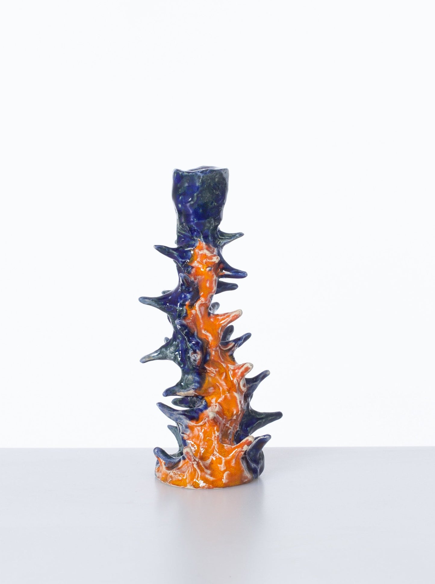 Spike Candleholder Half Orange-Alex Zeta-APOC STORE
