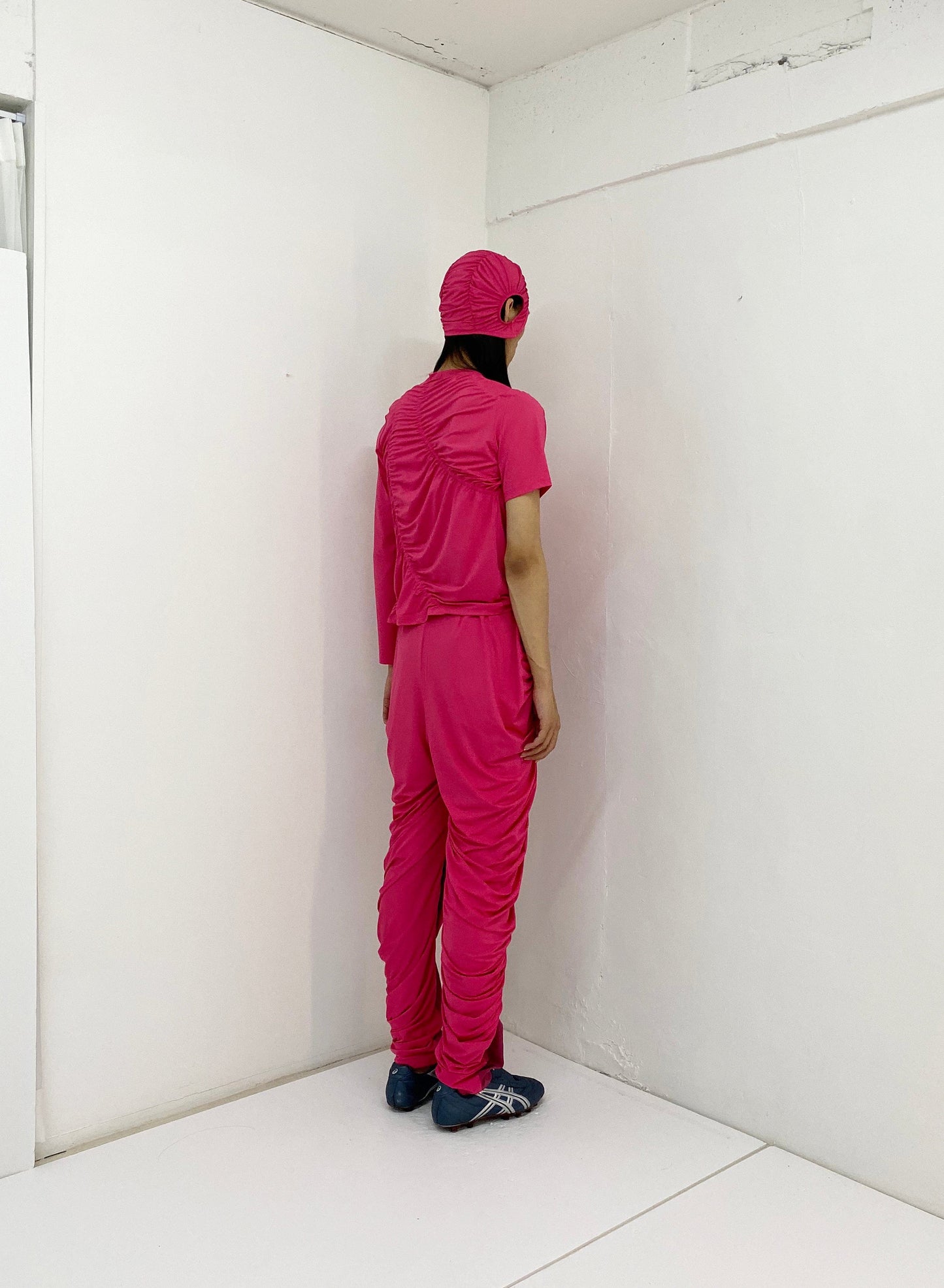 Broken Chamwoe T-Shirt Deep Pink-Sung Ju-APOC STORE