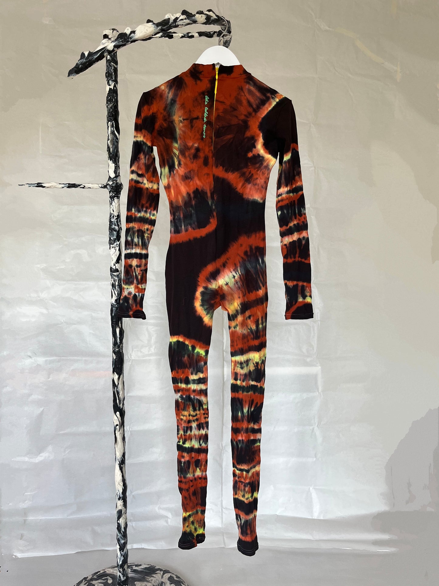 Hand Dyed Catsuit Multicolour-Celia Calderón Asensio-APOC STORE