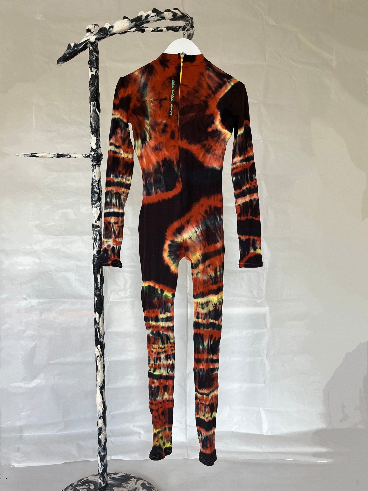 Hand Dyed Catsuit Multicolour-Celia Calderón Asensio-APOC STORE