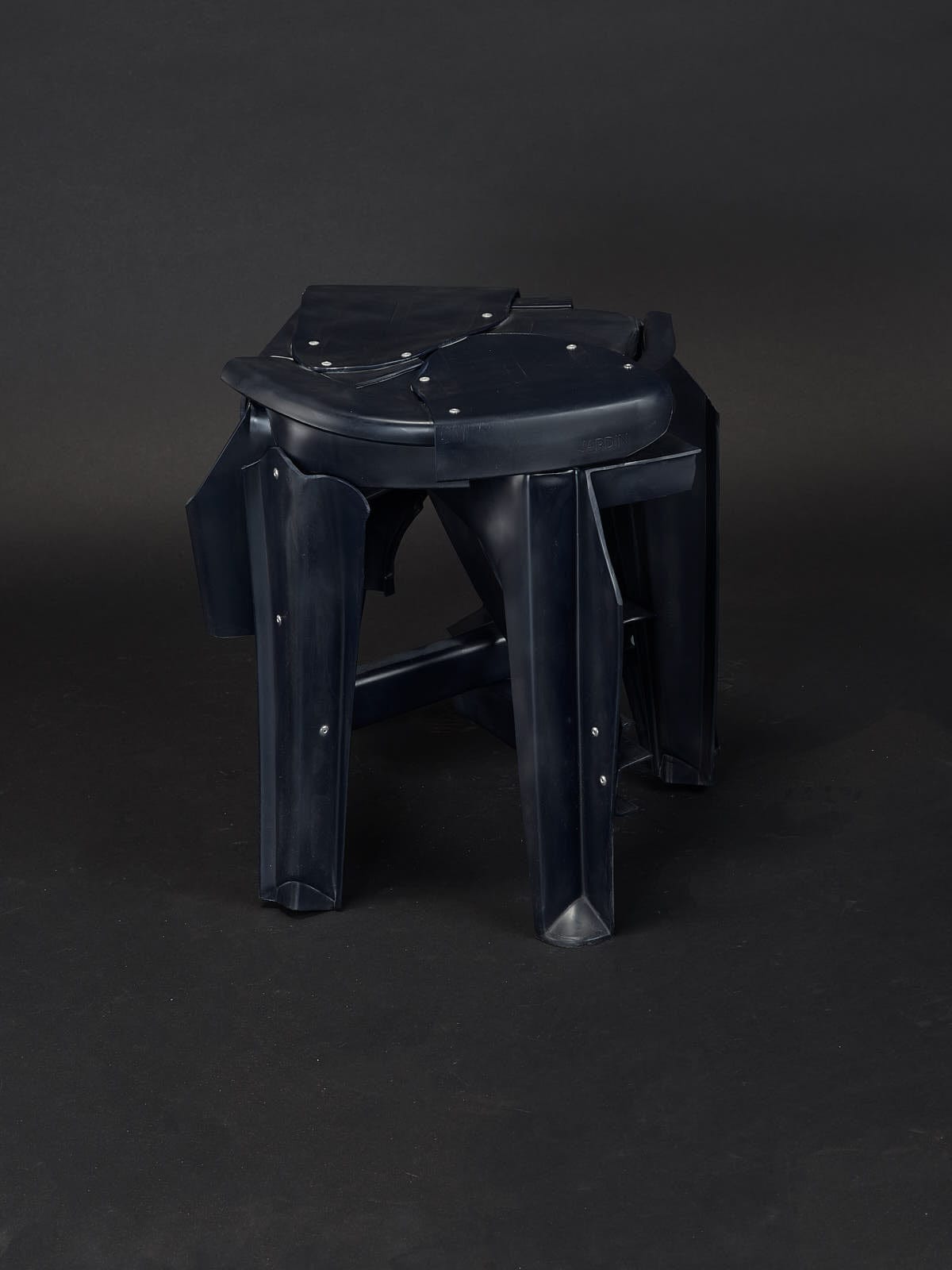 Copytopia Stool Herculanum Blue-Pierre Castignola-APOC STORE