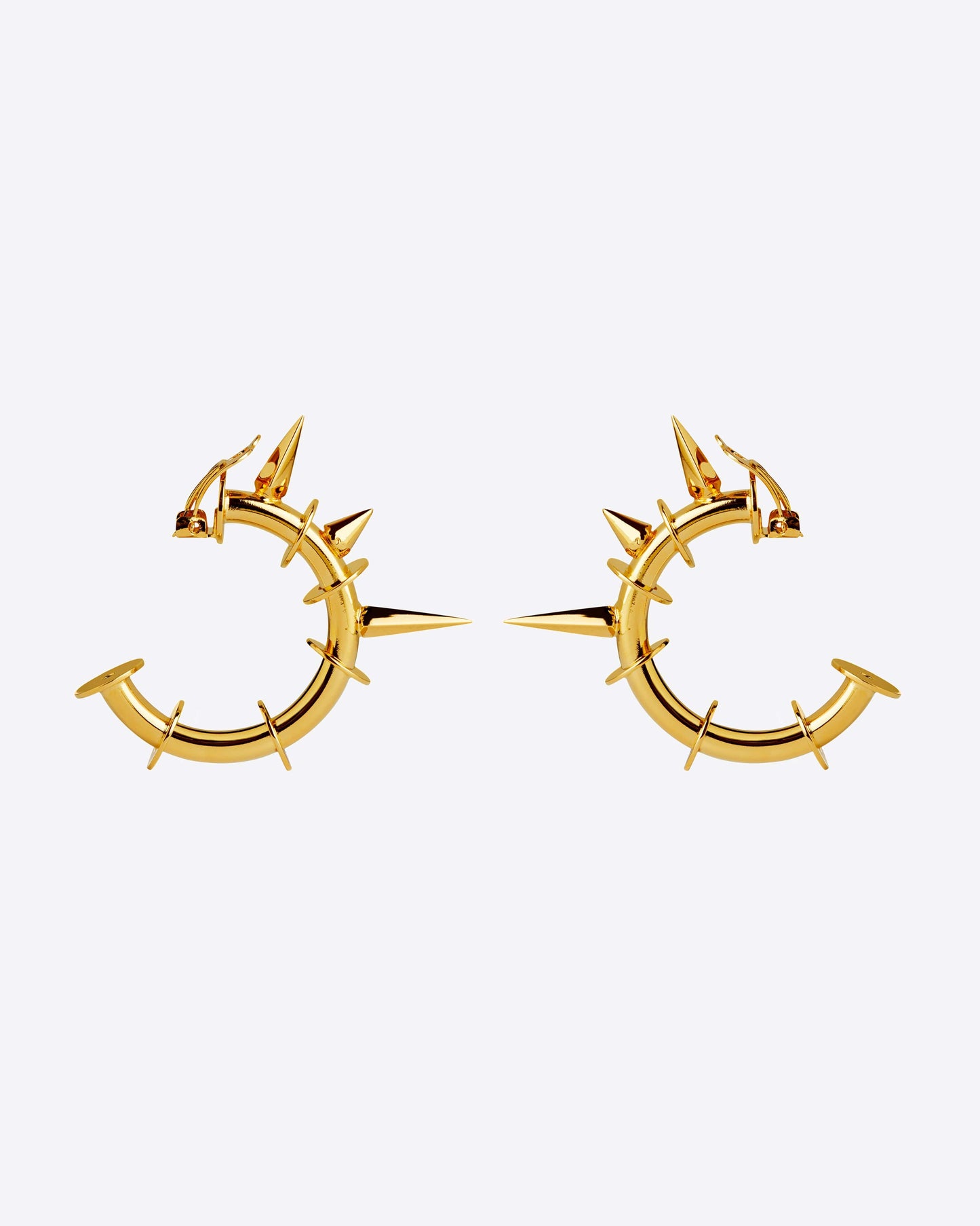 Punk hoops earrings-Angostura-APOC STORE