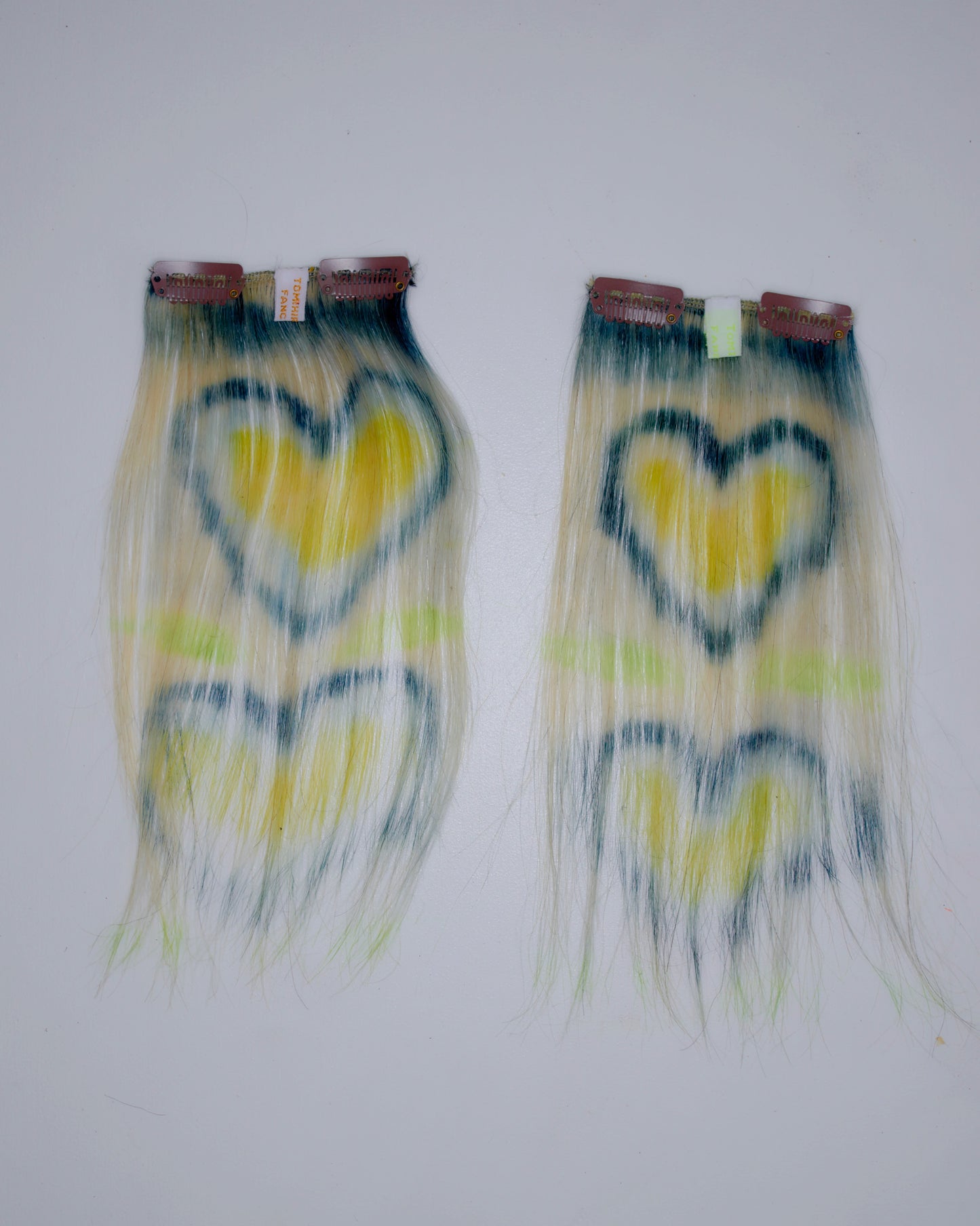 Short Heart Extensions Blue Black Yellow-Tomihiro Kono-APOC STORE