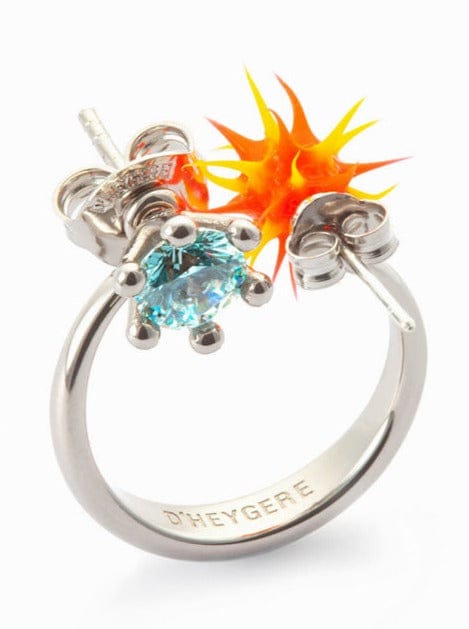 Spike Moi et Toi (Ear)Ring Blue Stone-D’heygere-APOC STORE