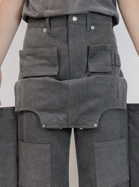 Charcoal Hidden Pocket Pants – APOC STORE