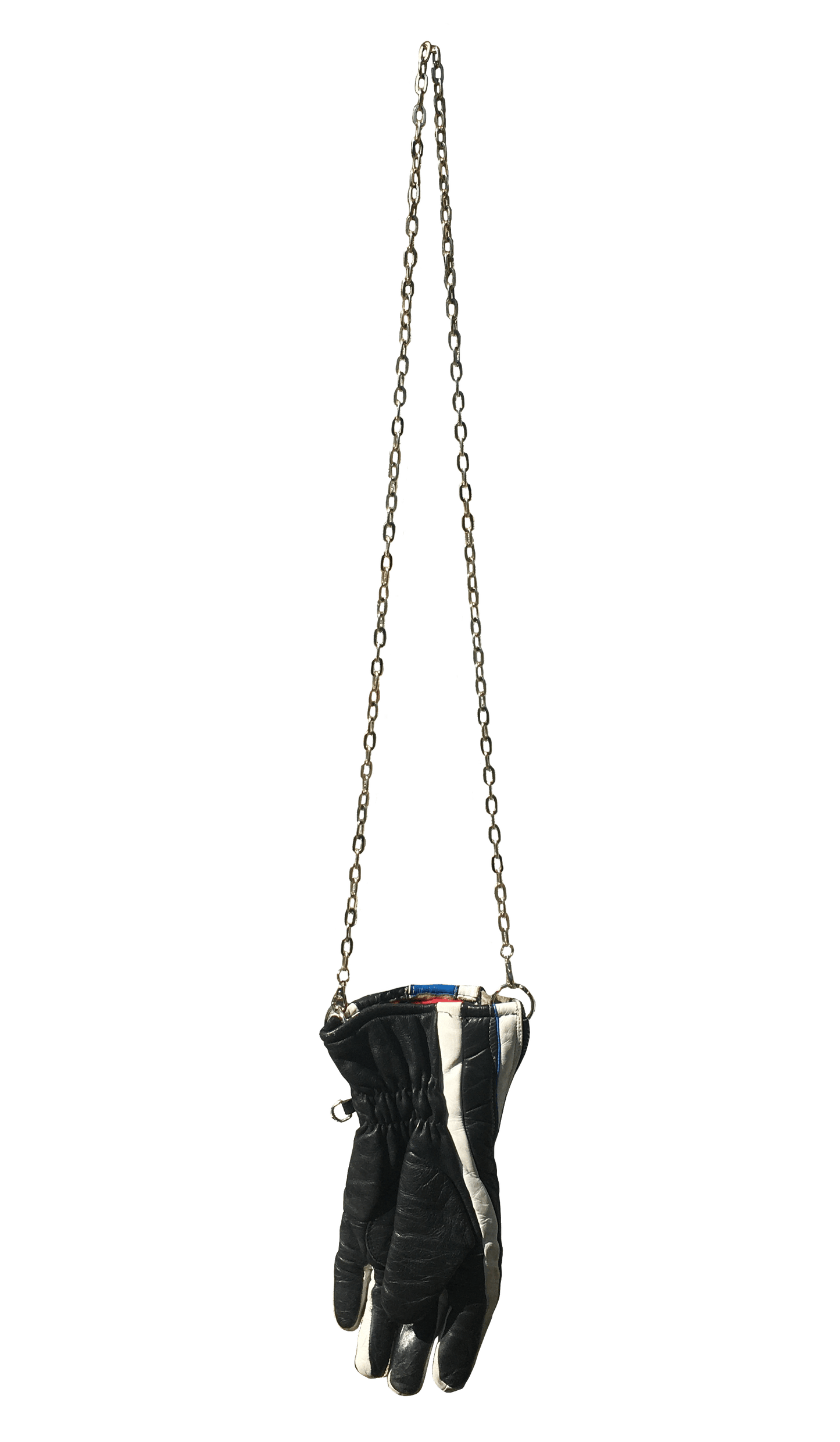 Blue and Black Long Chain Handbag-phlegm-APOC STORE