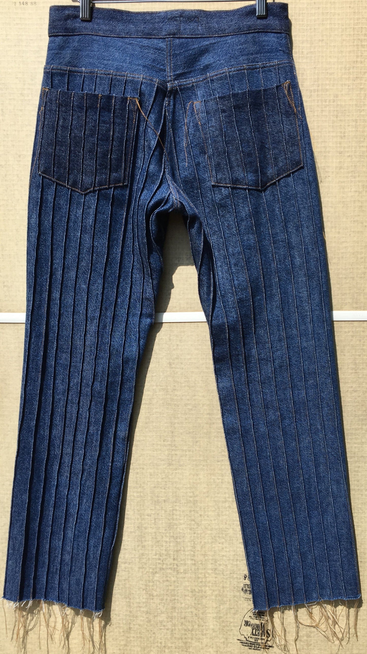 Indigo Denim Trousers-Jetpack Hom(m)e-APOC STORE